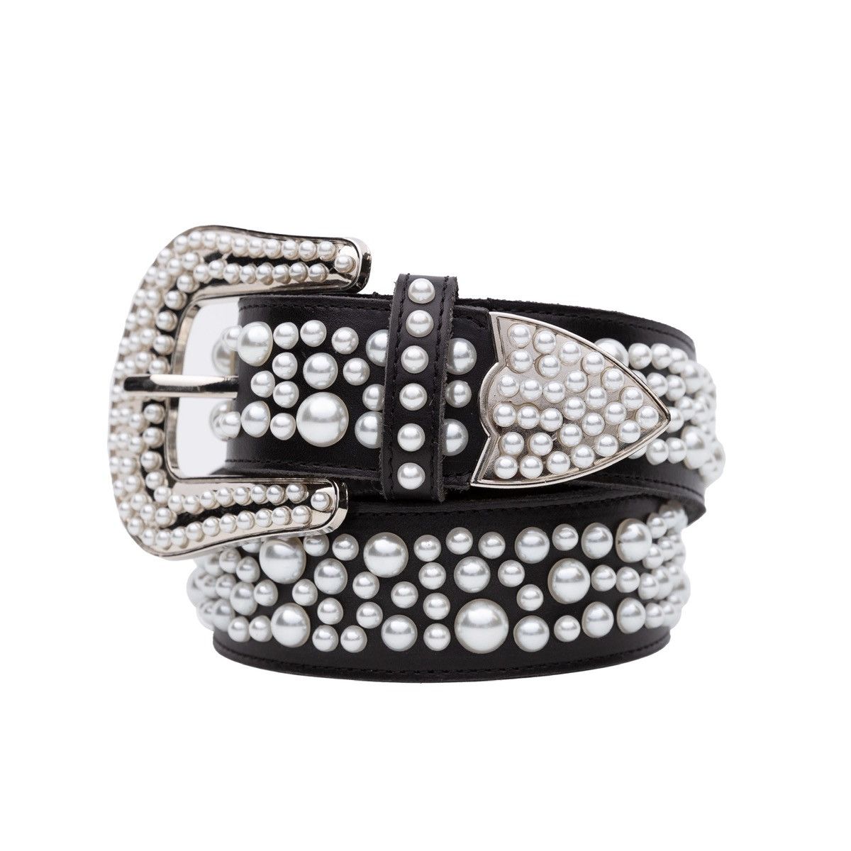Other Pearl Studded Belt Size 34 - 2 Thumbnail