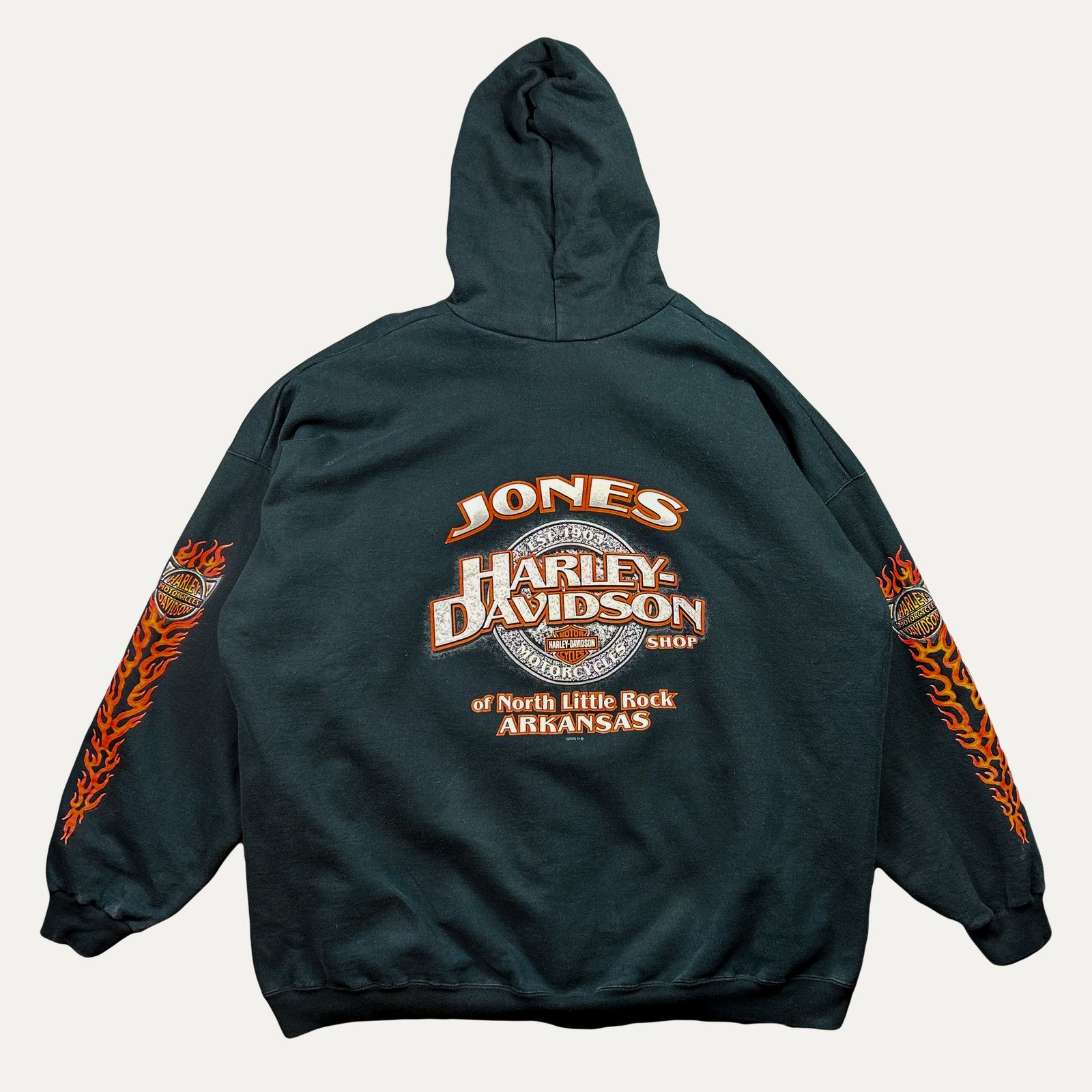 Harley Davidson Vintage 2005 Harley Davidson Zip-Up Jacket Size US XL / EU 56 / 4 - 2 Thumbnail