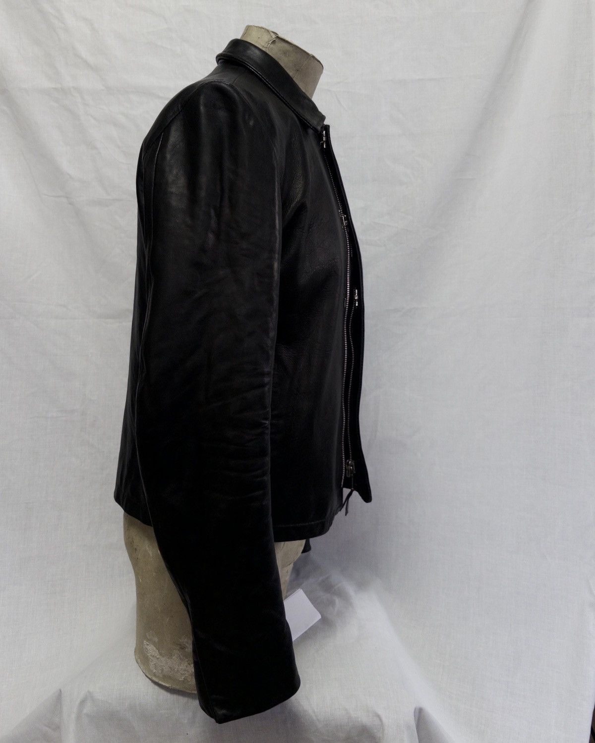 Handmade Full grain leather lamb jacket+sterling silver Size US M / EU 48-50 / 2 - 2 Thumbnail