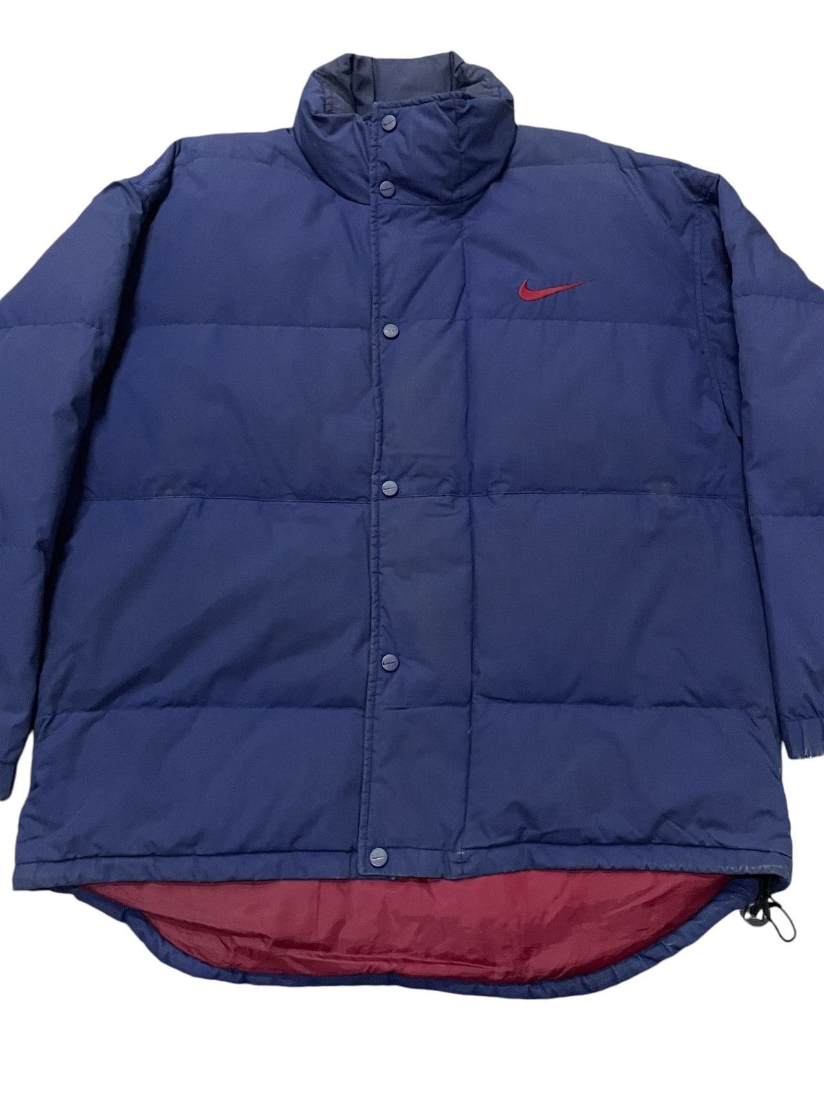 Nike × Vintage Vintage 90s Nike Puffer Down Jacket Size US XL / EU 56 / 4 - 4 Thumbnail