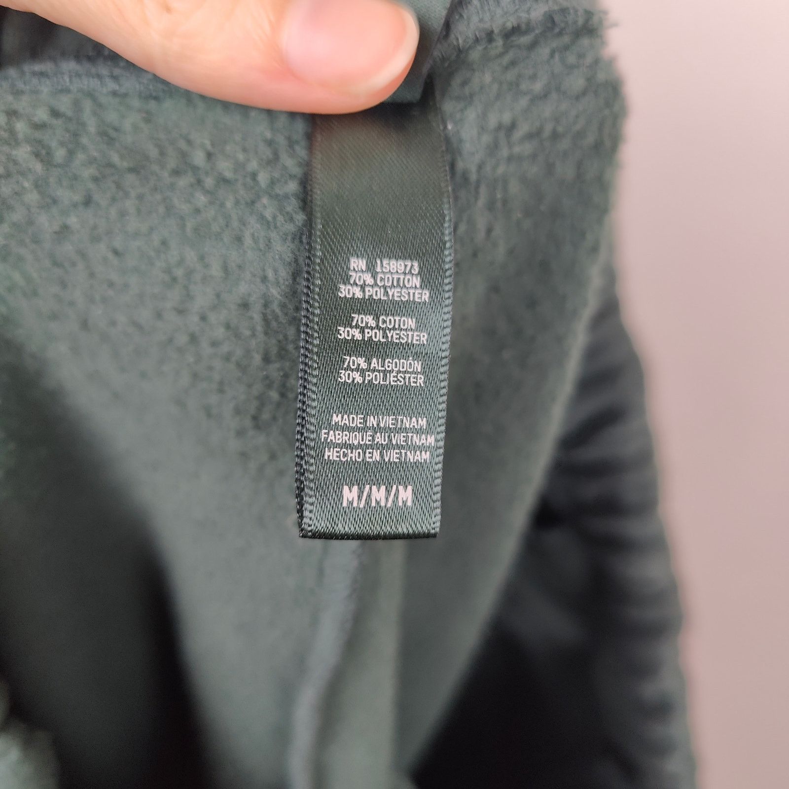 Other Skims Cotton Fleece Straight Leg Pants Medium Sage Green Size 28" / US 6 / IT 42 - 11 Thumbnail