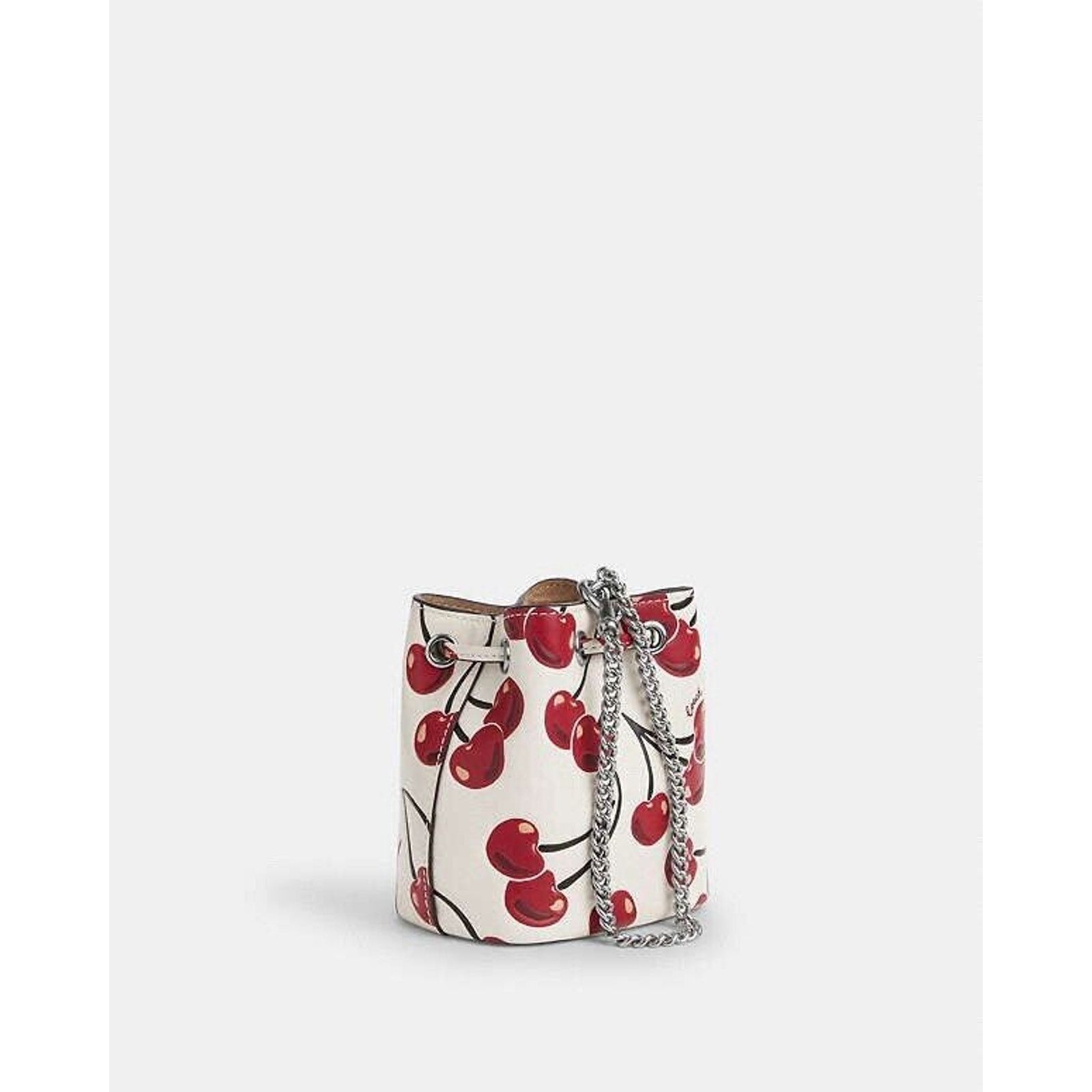 Coach NWT Limited Coach Drawstring Wristlet Cherry Print CZ030 Size ONE SIZE - 6 Thumbnail