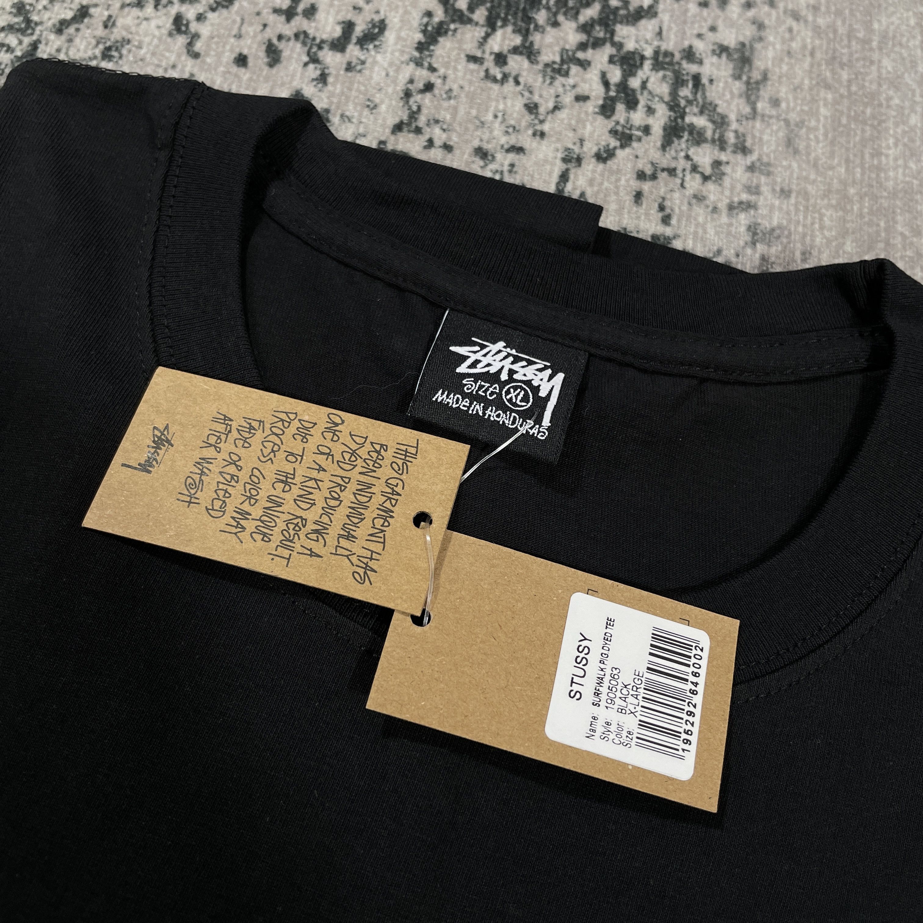 Stussy STUSSY SURFWALK TEE BLACK XL Size US XL / EU 56 / 4 - 4 Thumbnail