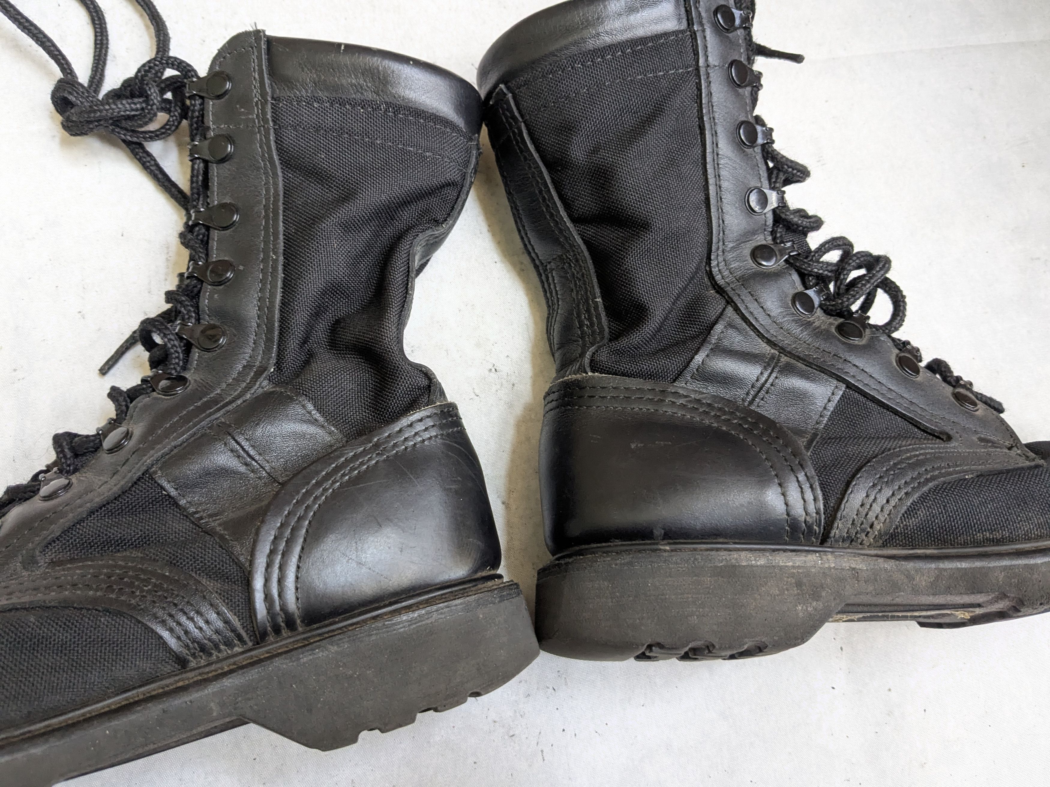 Corcoran Corcoran Combat Boots Black 7 Leather Lace Up USA Size US 7 / EU 40 - 7 Thumbnail