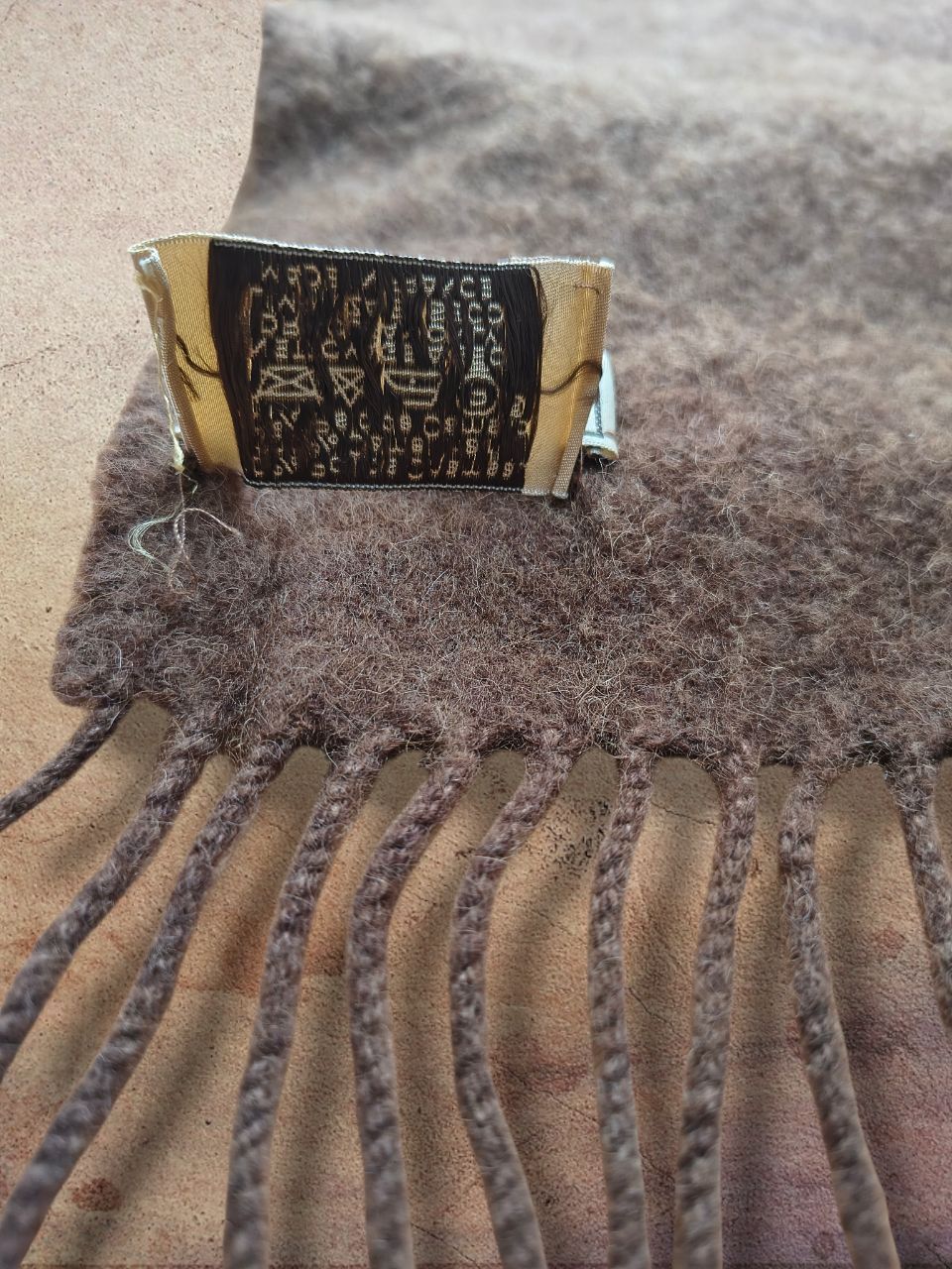 Hermes Luxury Hermès Scarf - 100% Camel Hair Size ONE SIZE - 6 Thumbnail