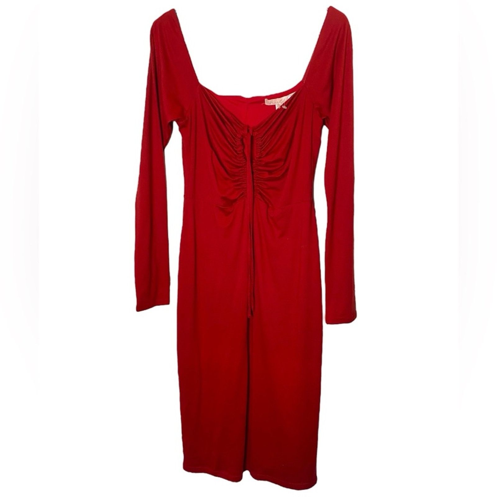 Hutch Anthropologie Hutch Off Shoulder Chest Cutout MIDI Dress 6 Size M / US 6-8 / IT 42-44 - 1 Thumbnail
