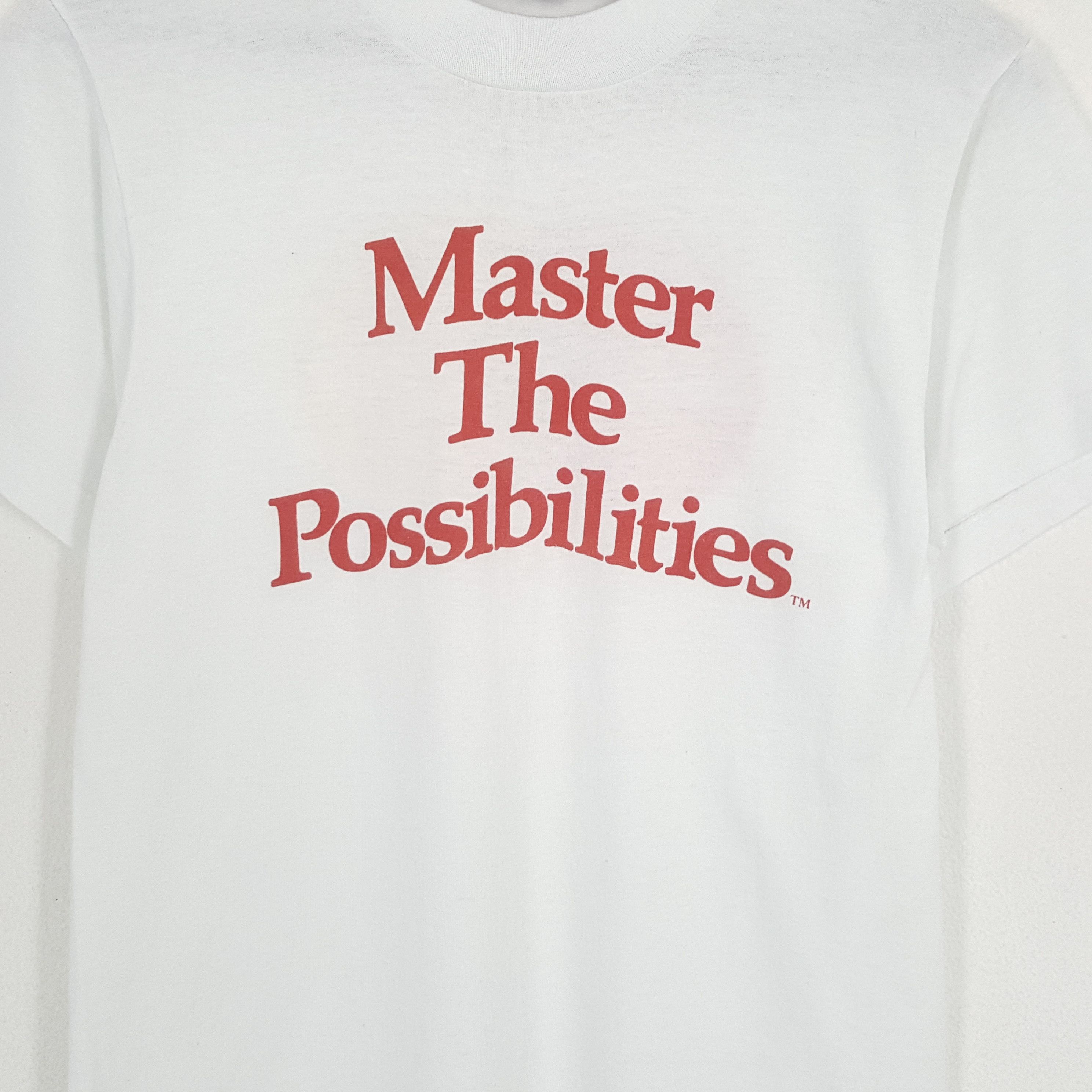 Vintage MASTER CARD Bank Promo Style Vintage Tshirt Size US S / EU 44-46 / 1 - 4 Thumbnail