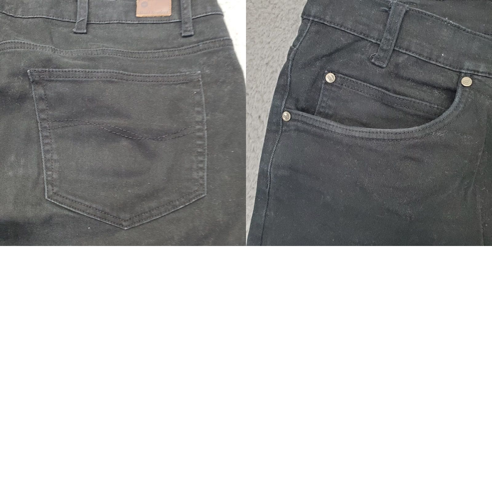 Vintage Grand River Jeans Men 50x30 Black Denim High Rise Dark Wash Relaxed Fit Straight Jeans Mens Size 50 Black Denim Straight 50x30 Size US 34 / EU 50 - 8 Thumbnail