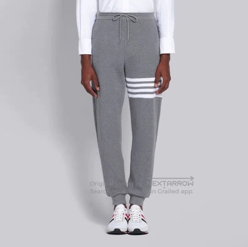 Thom Browne Thom Browne size 3 Waffle Knit Drawstring Bottom Sweatpants Size US 28 / EU 44 - 1 Thumbnail