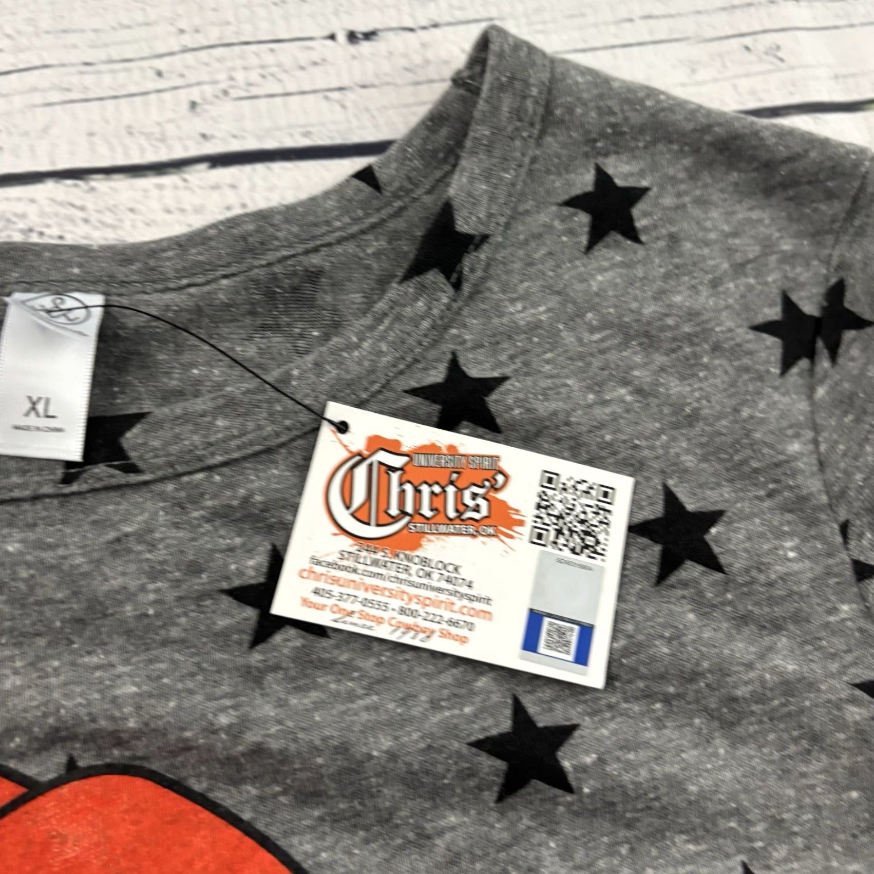 Vintage NEW Oklahoma State Pete Short Sleeve T Shirt Women's XL Gray Size XL / US 12-14 / IT 48-50 - 3 Thumbnail