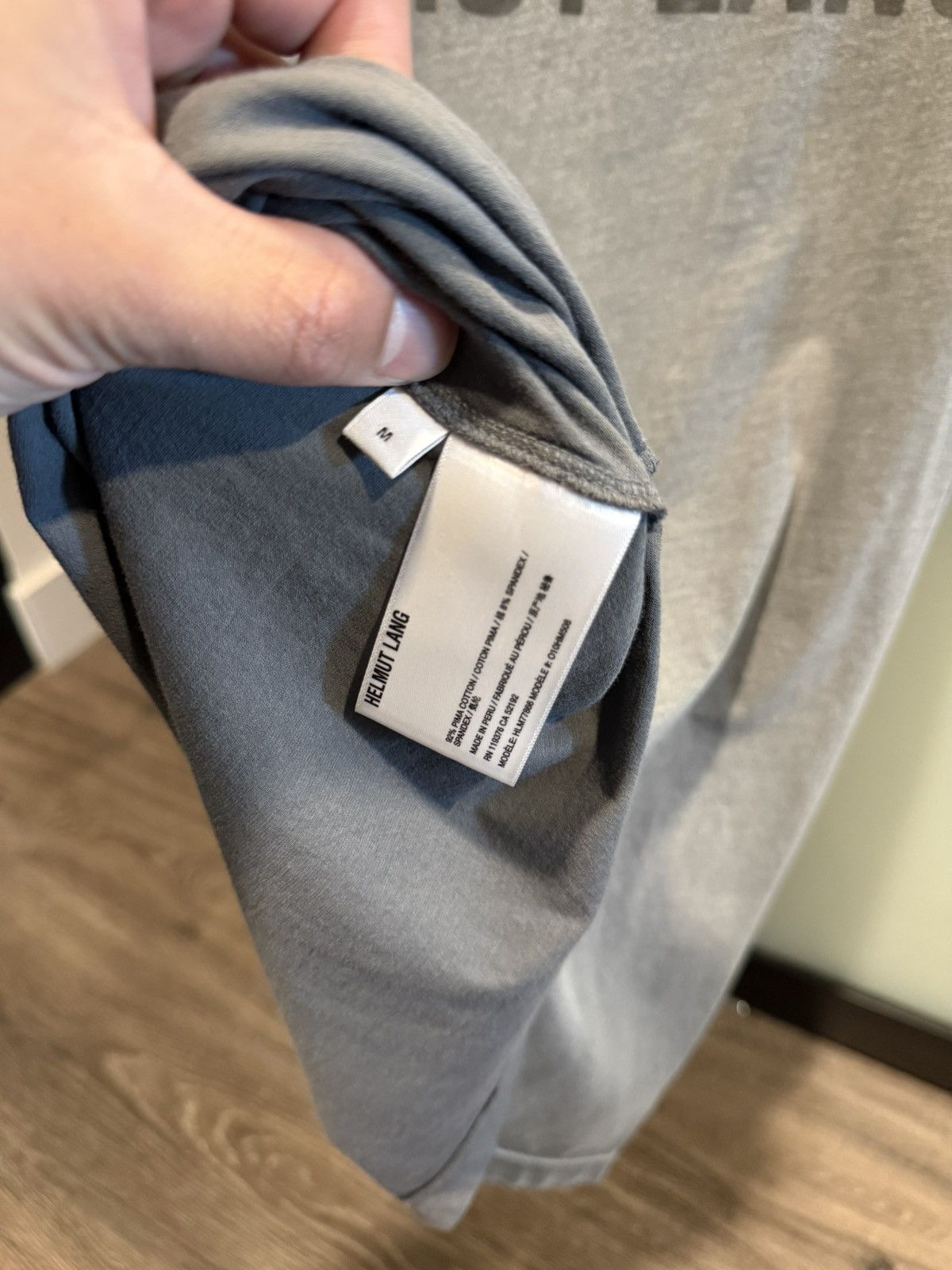 Helmut Lang Helmut Lang Garment Dyed NEW YORK Tee (M) Size US M / EU 48-50 / 2 - 9 Thumbnail