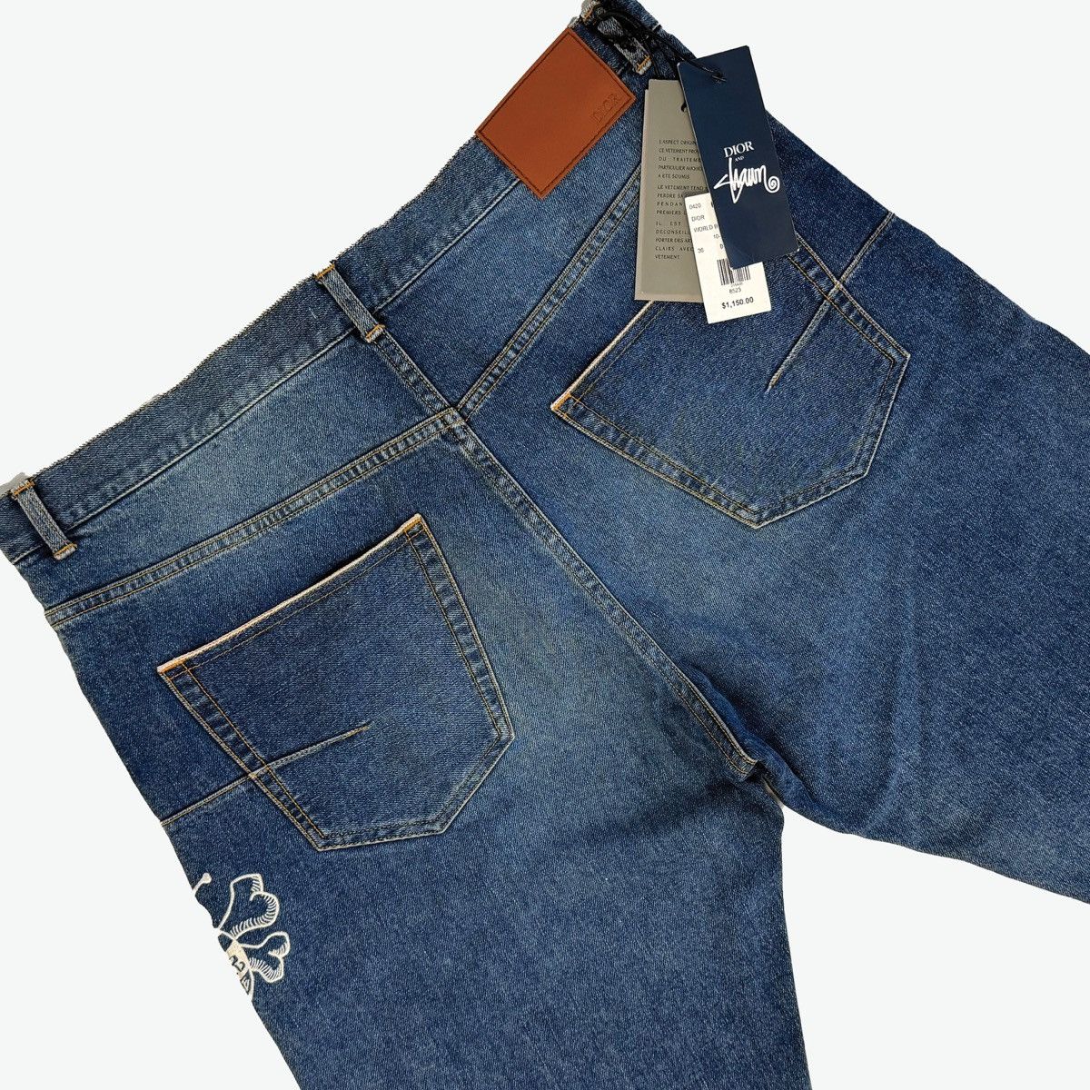 Dior × Stussy Dior × Shawn Stussy Denim Jeans – Deadstock – Made in Japan Size US 36 / EU 52 - 4 Thumbnail