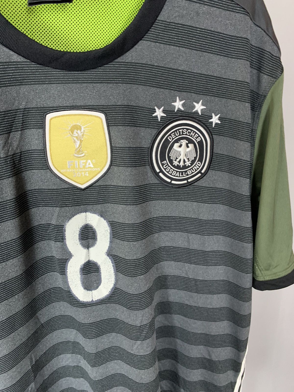Adidas Germany 2016-2017 Adidas Soccer Jersey Away #8 Kroos Size US XXL / EU 58 / 5 - 3 Thumbnail