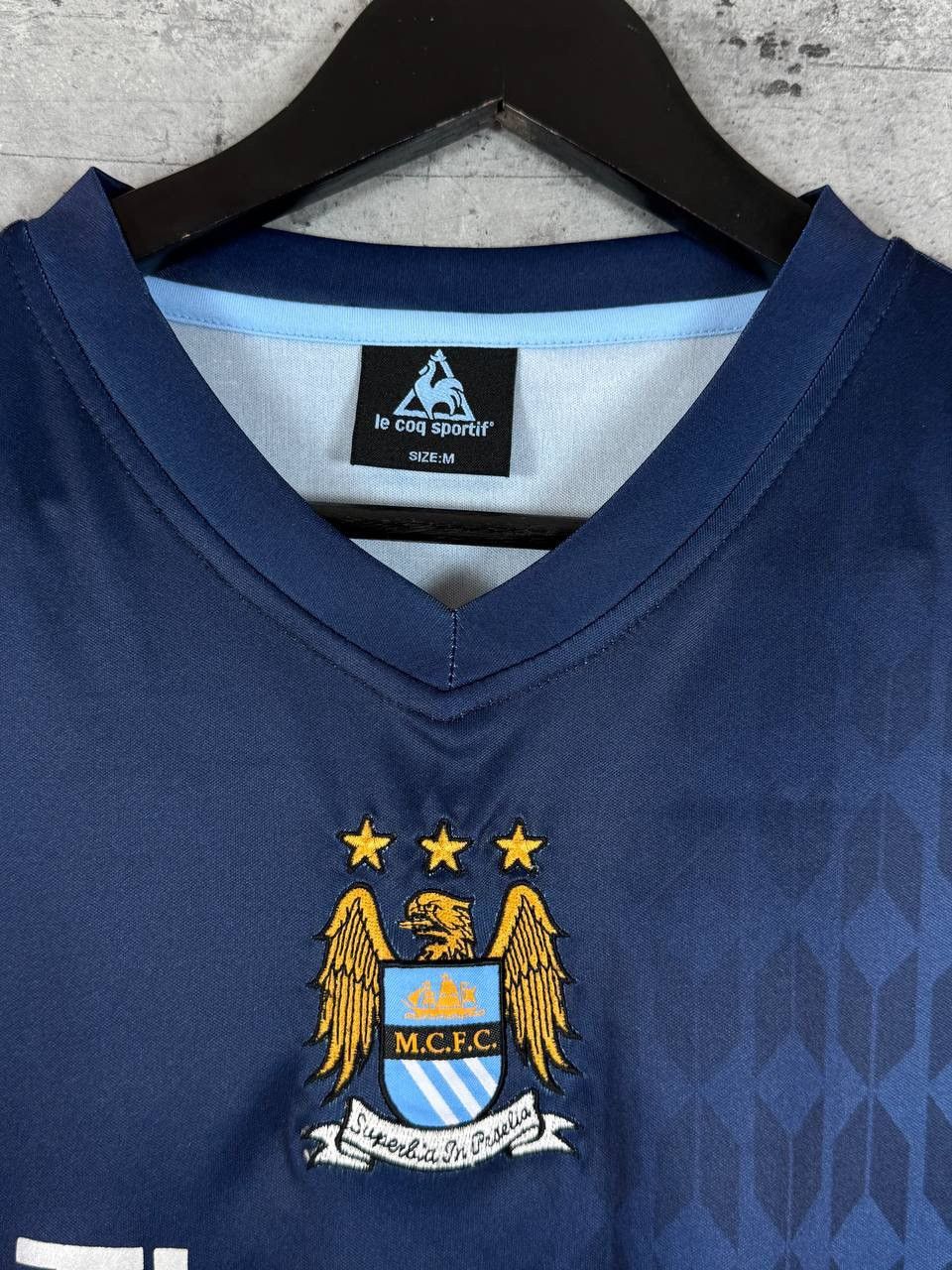 Le Coq Sportif Manchester City Le Coq Sportif Football Shirt Soccer 2007/8 Size US M / EU 48-50 / 2 - 4 Thumbnail