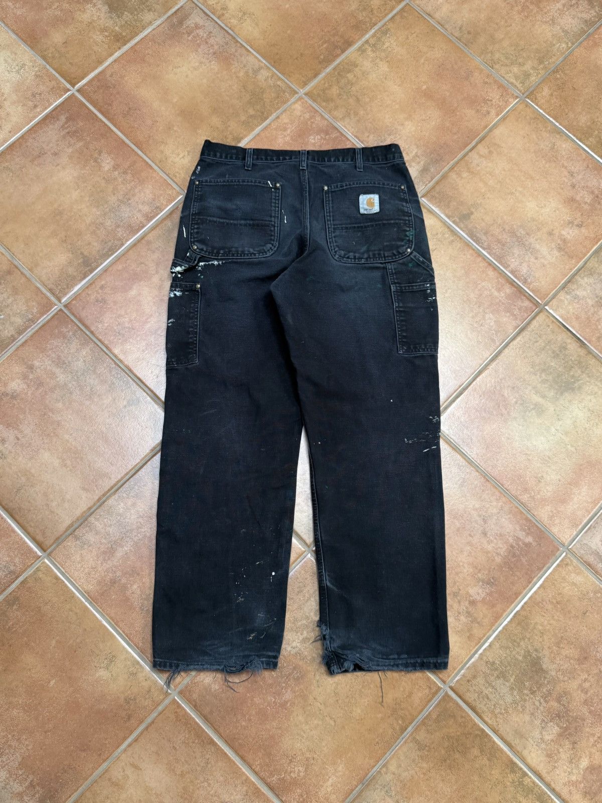 Carhartt Vintage Faded and Distressed Carhartt Double Knees Size US 33 - 10 Thumbnail