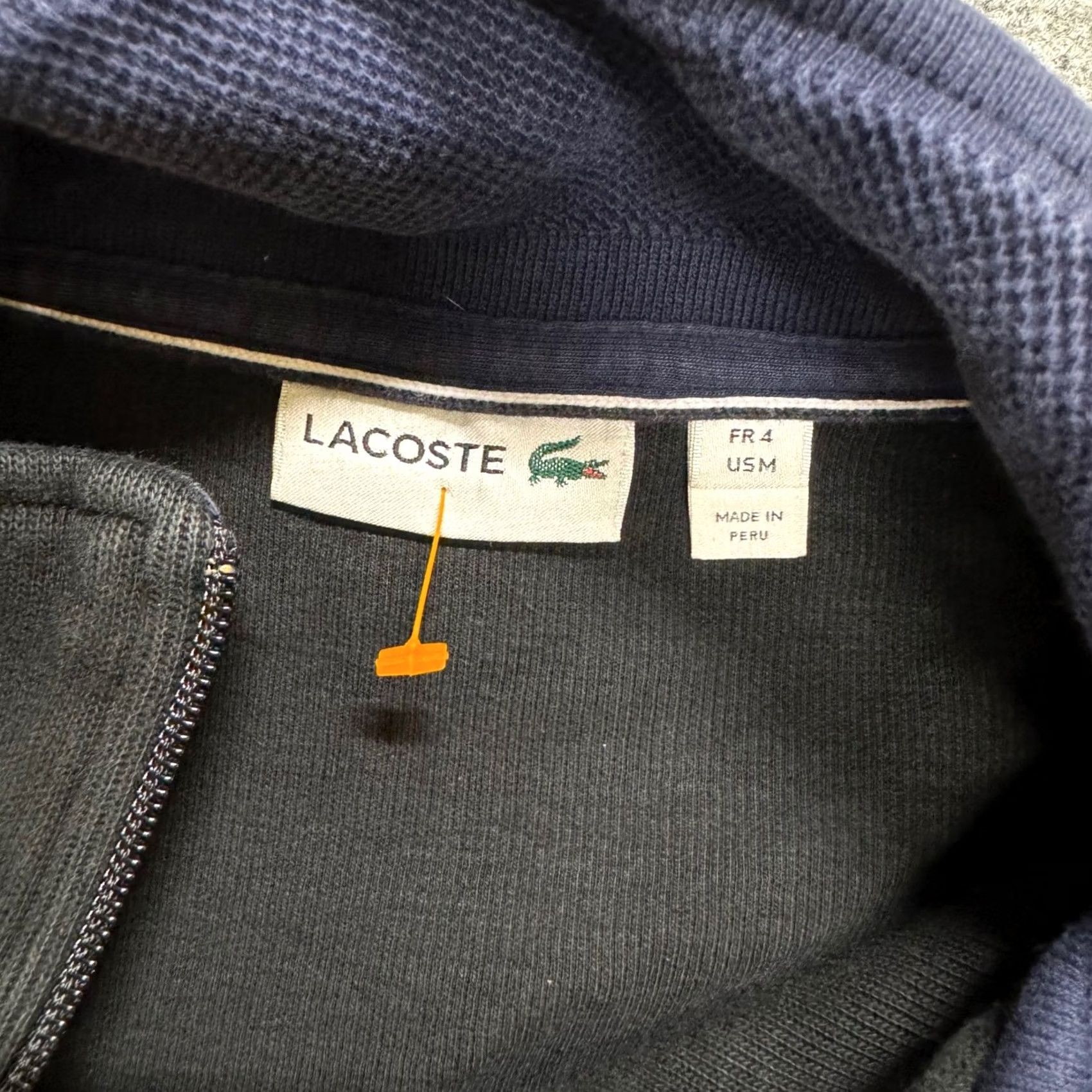 Lacoste Lacoste 1/4 Zip Pullover Mens M Black Sweatshirt Embroidered Crocodile Size US M / EU 48-50 / 2 - 3 Thumbnail