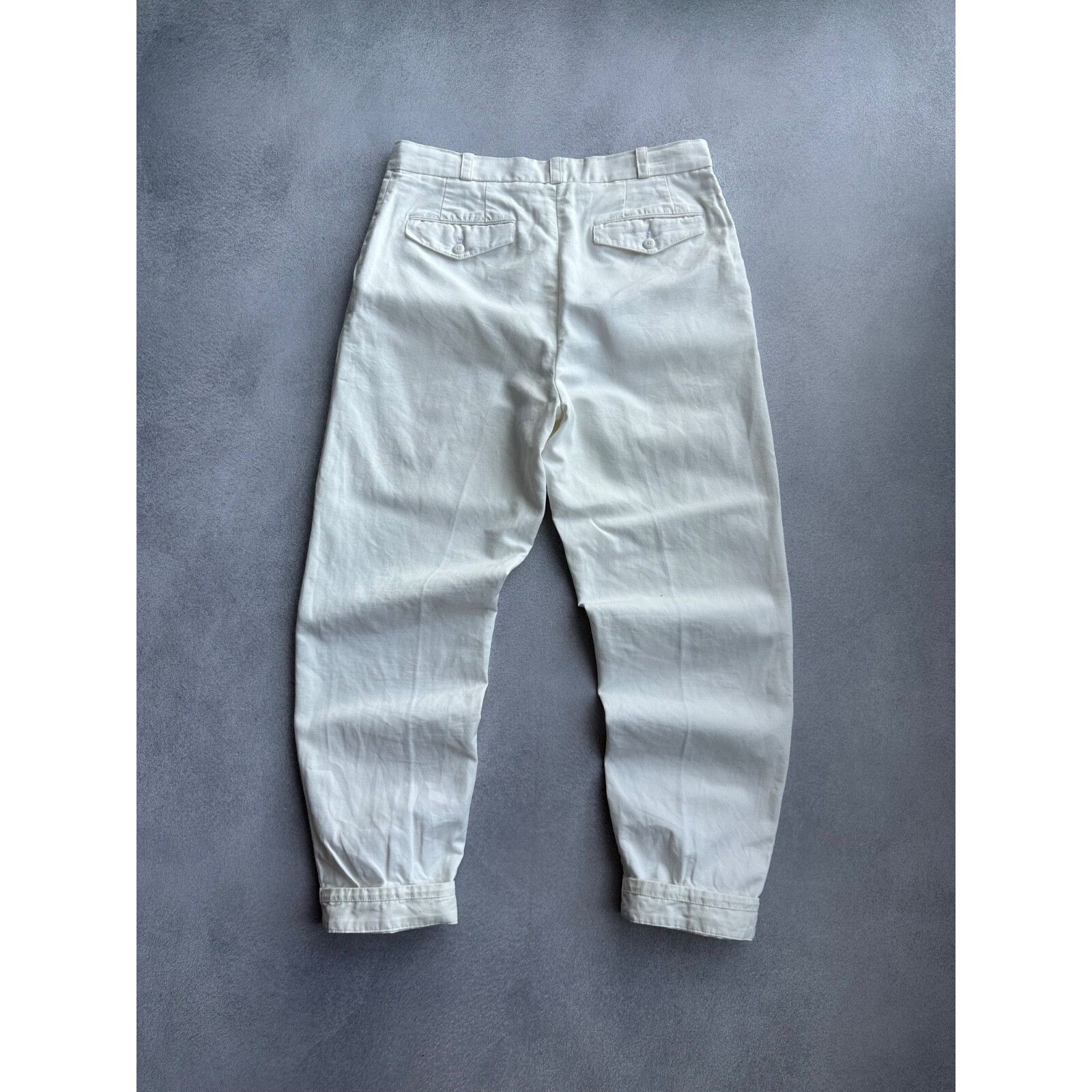 PT Torino VTG PT Torino The Reporter White Cotton & Linen Straight Size US 32 / EU 48 - 10 Thumbnail