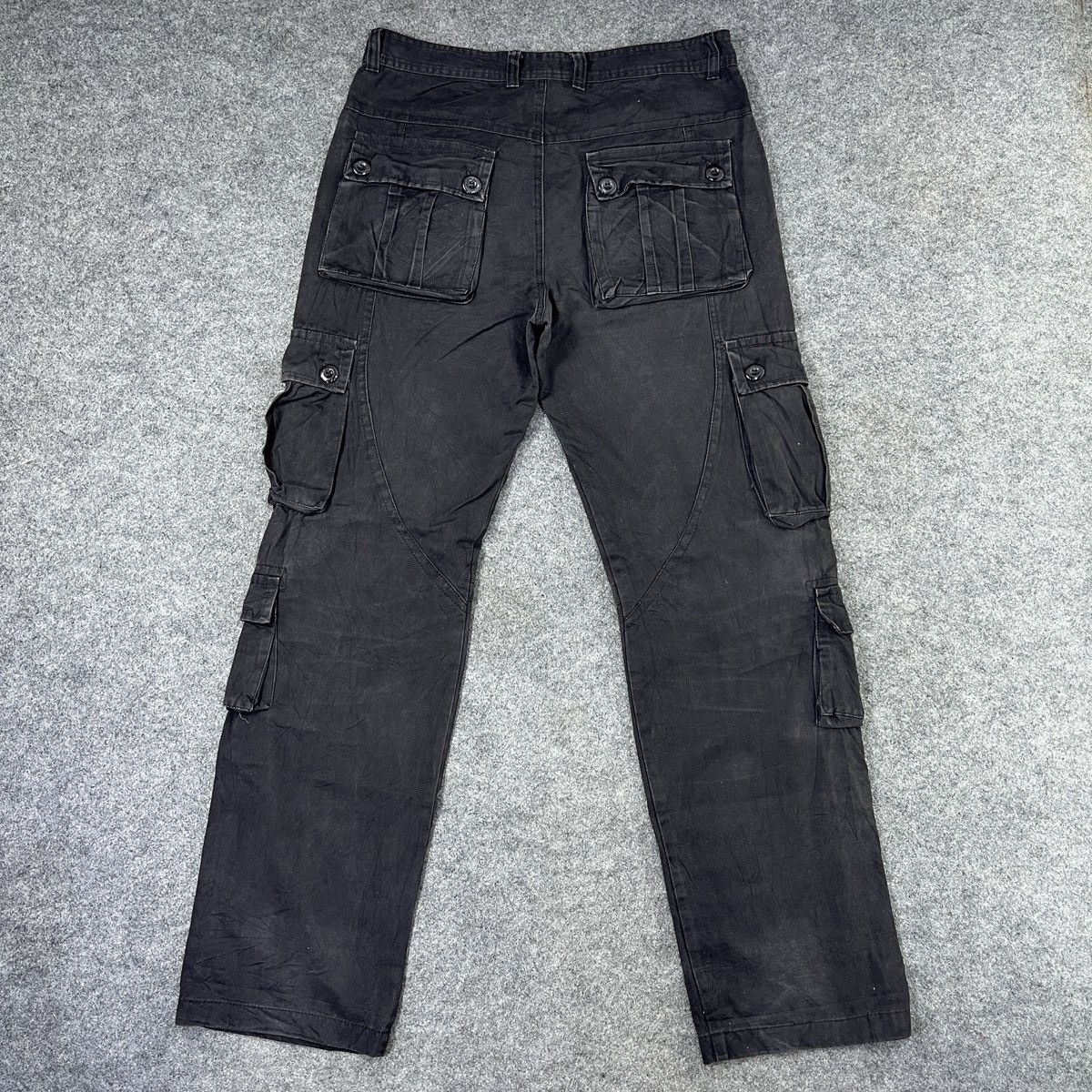 Japanese Brand Cargo Black pants Multipocket C010 Size US 34 / EU 50 - 2 Thumbnail