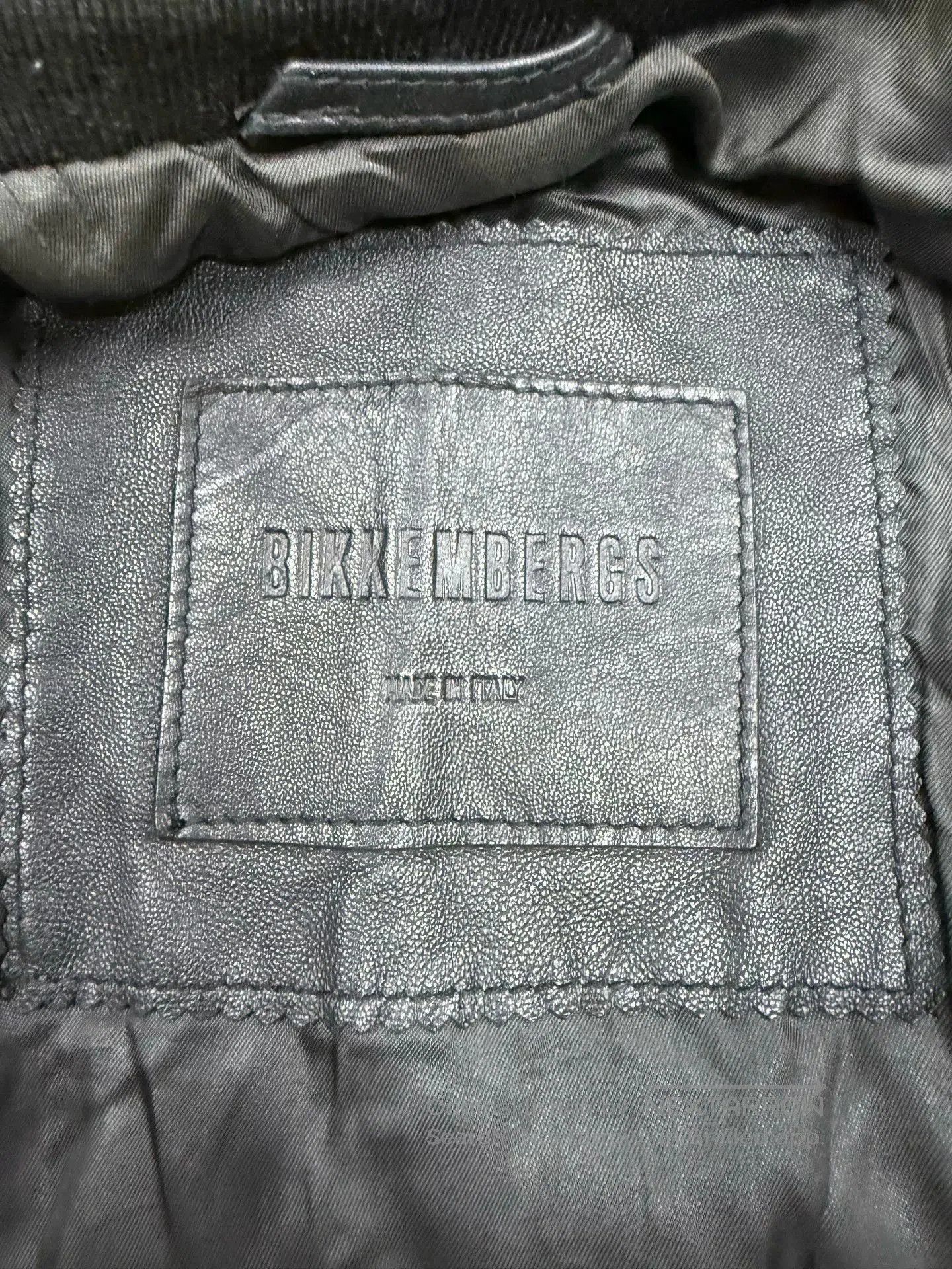 Dirk Bikkembergs Black Bikkembergs Men's Leather Jacket. Size US M / EU 48-50 / 2 - 4 Thumbnail