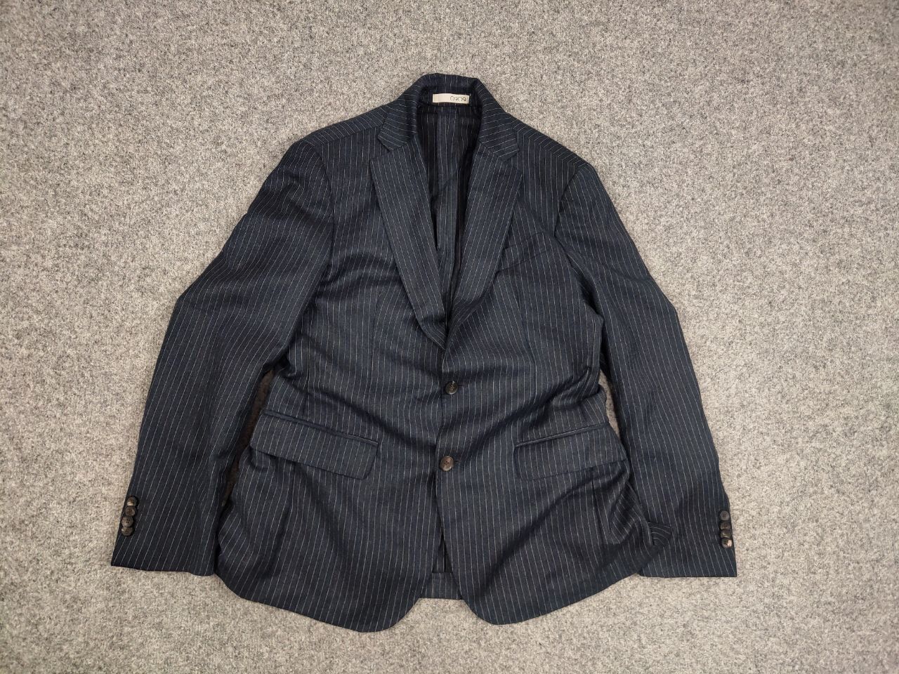 Other 0909 Fatto in Italy Design Blue Striped Blazer Jacket Size US M / EU 48-50 / 2 - 13 Thumbnail