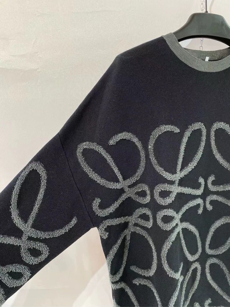 Loewe LOEWE Jacquard embroidered sweater with full print Size L / US 10 / IT 46 - 3 Thumbnail