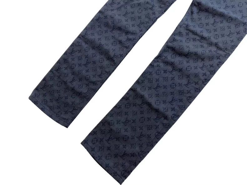Louis Vuitton Louis Vuitton Blue presbyopic full Logo jeans Size US 31 - 4 Thumbnail