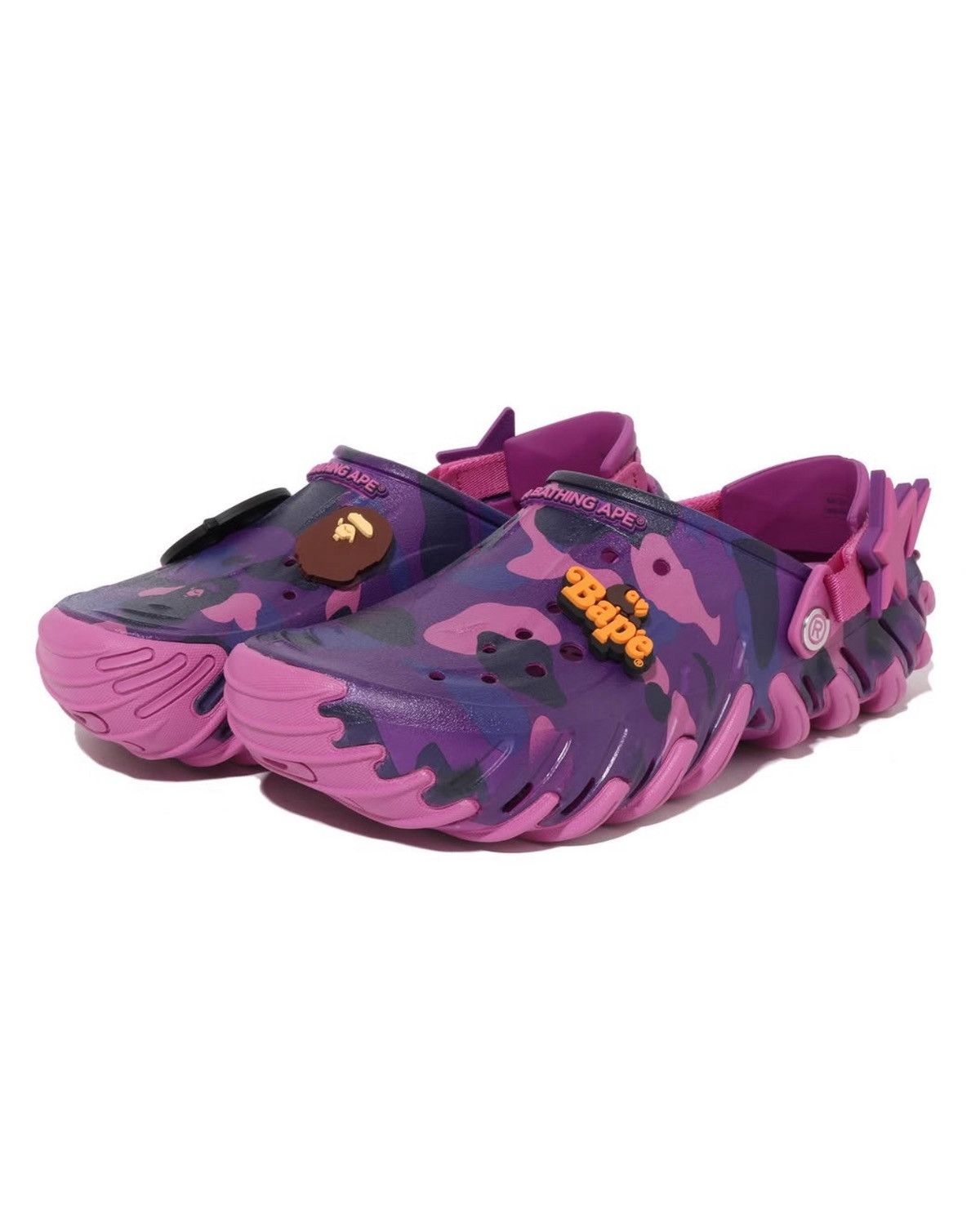 Bape × Crocs (US11) Bape x Crocs Purple Echo Mens Size US 11 / EU 44 - 1 Thumbnail