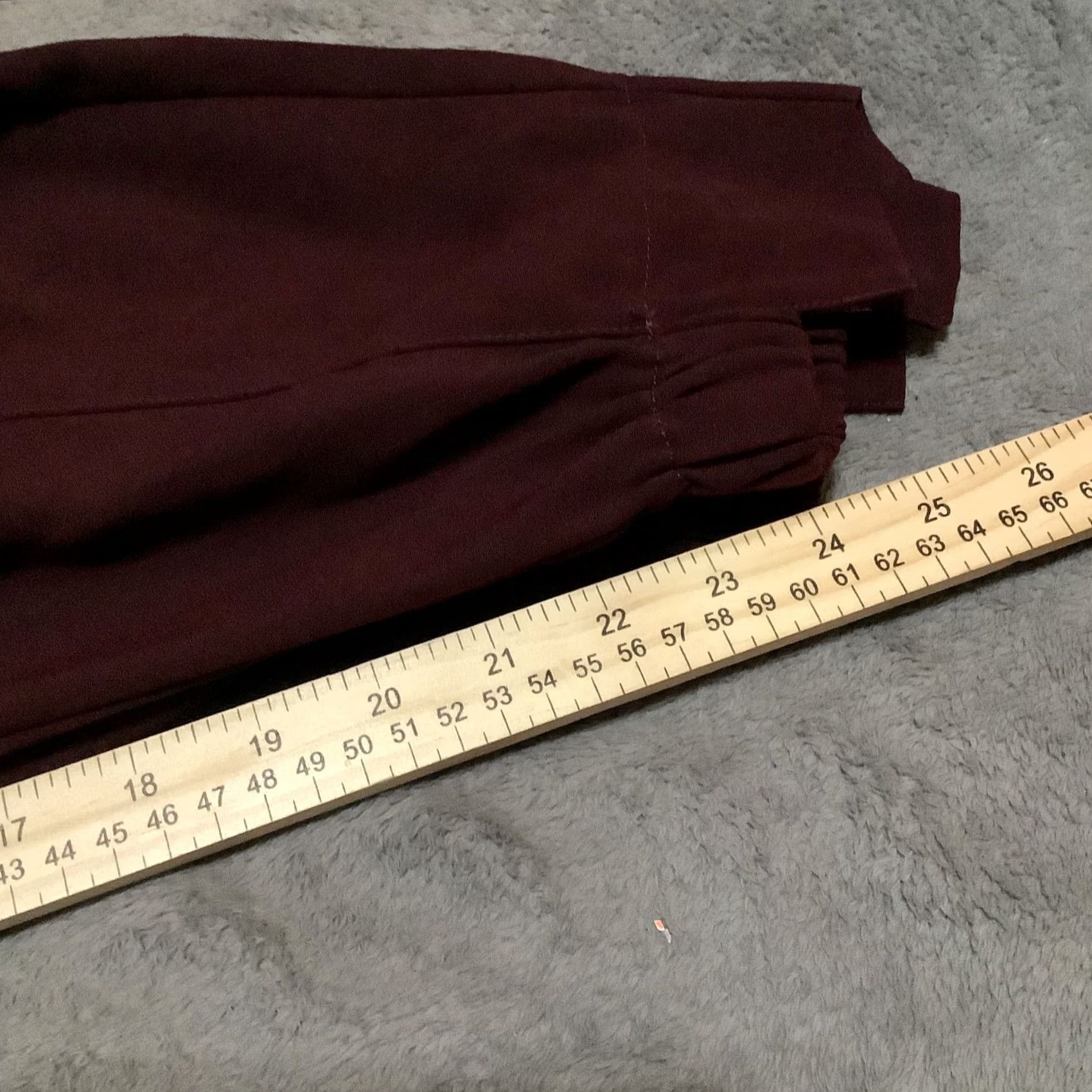 Vintage Gibson & Latimer Womens Burgundy Jogger Pants 3XL Pockets Tapered Pull-On Casual Office Size 40" / US 18 - 5 Thumbnail