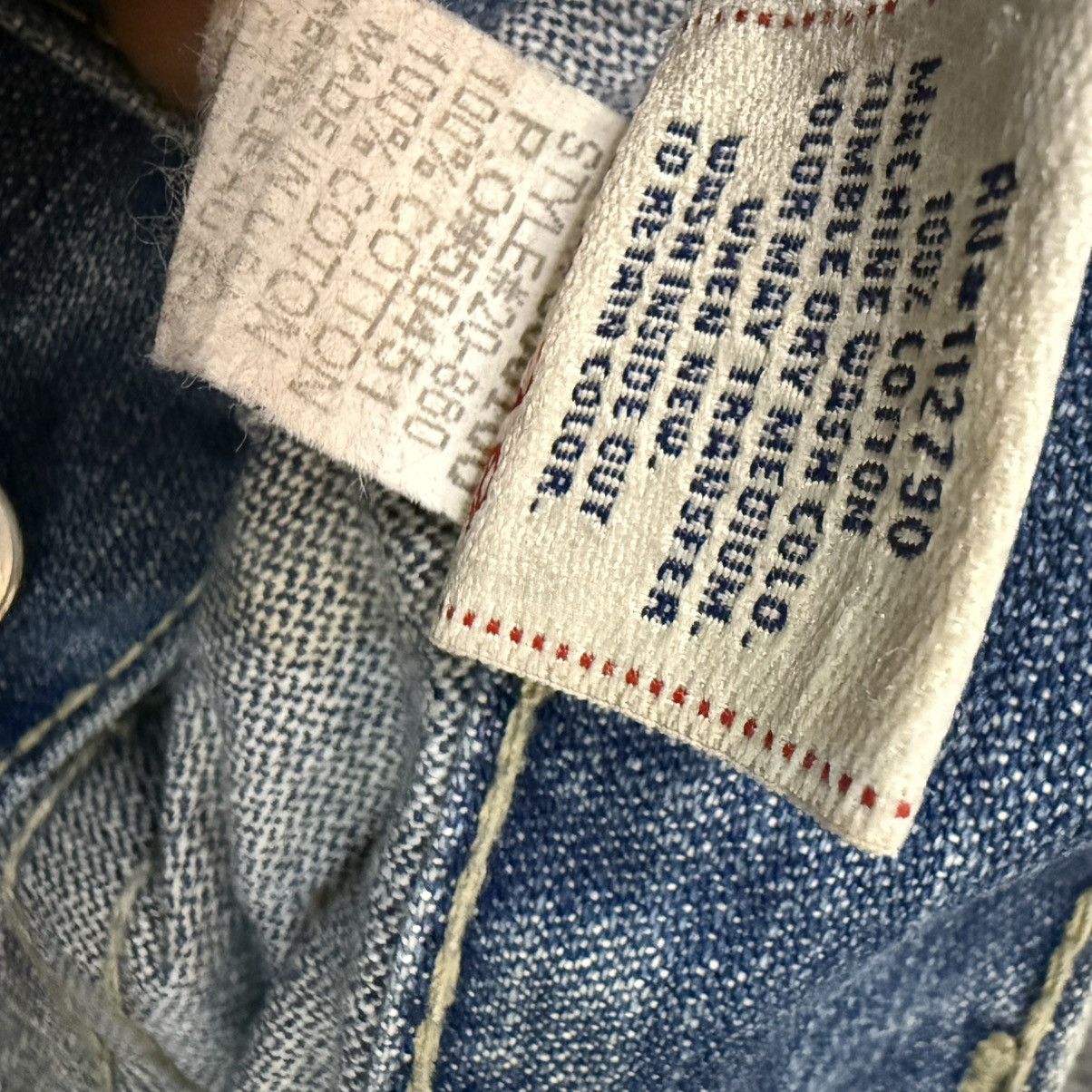True Religion Destroyed True Religion Long Jean Hysteric Glamour Style LGB Size US 29 - 14 Thumbnail