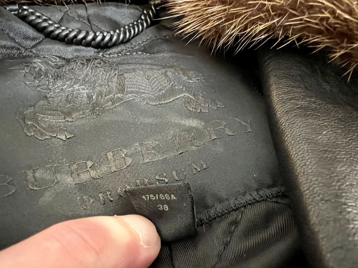 Burberry Prorsum 100% Authentic Burberry Prorsum Mink & Lambskin Biker Jacket Size S / US 4 / IT 40 - 8 Thumbnail