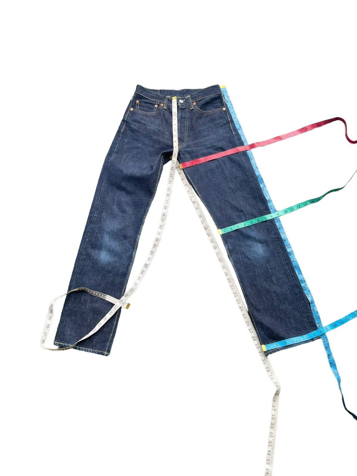 The Flat Head R.J.Blues Selvedge Denim Size US 27 - 23 Thumbnail