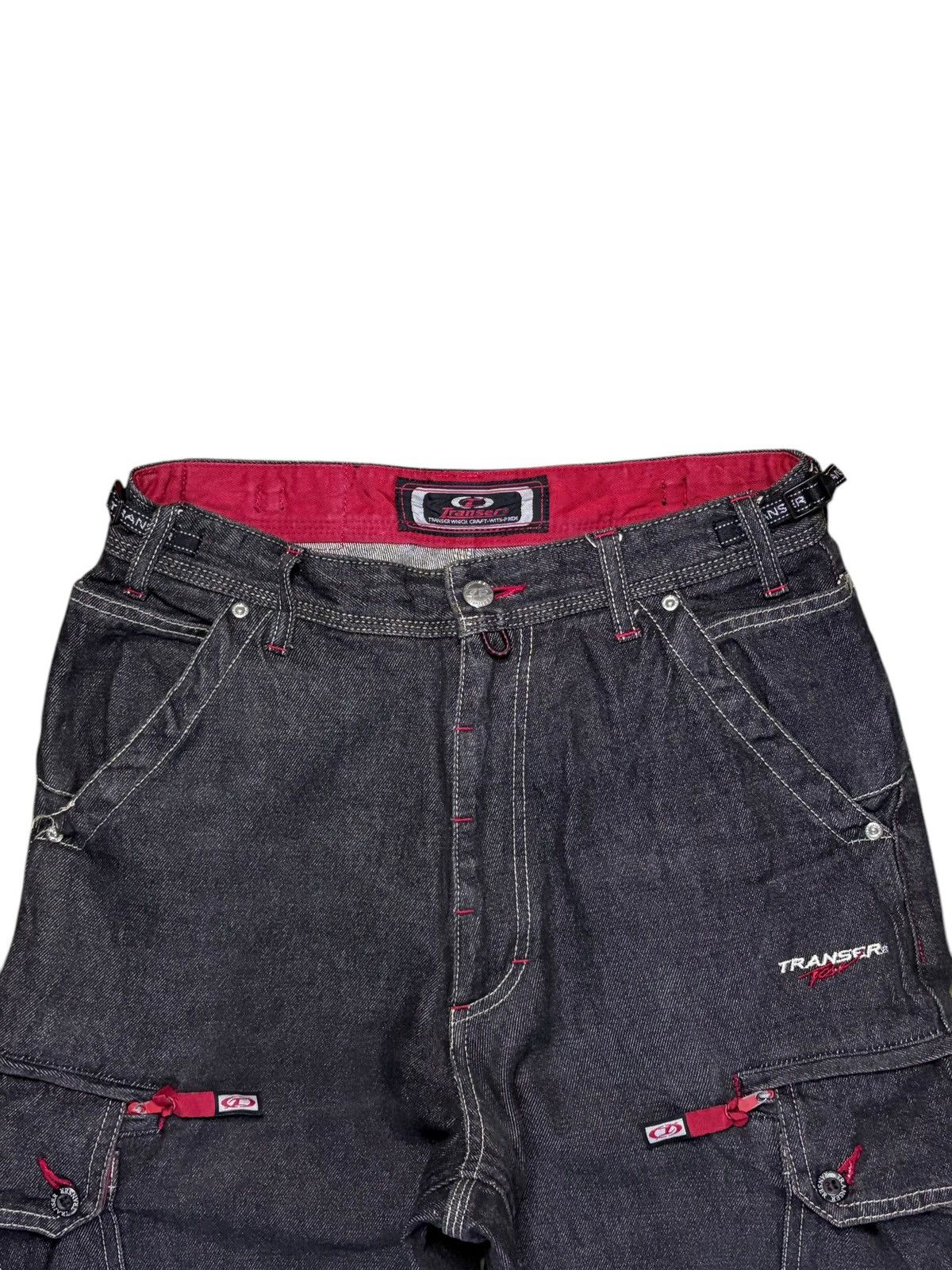 Japanese Brand Vintage Japanese Brand Cargo Distressed Baggy Jeans Size US 29 - 6 Thumbnail