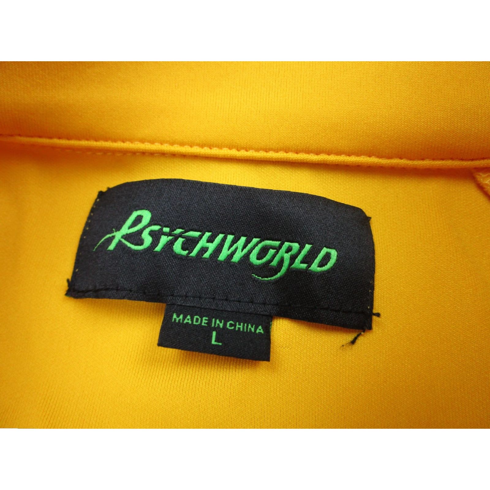 Vintage Psychworld Jacket Mens Large Yellow Track Zip Up Stripe Streetwear Size US L / EU 52-54 / 3 - 5 Thumbnail