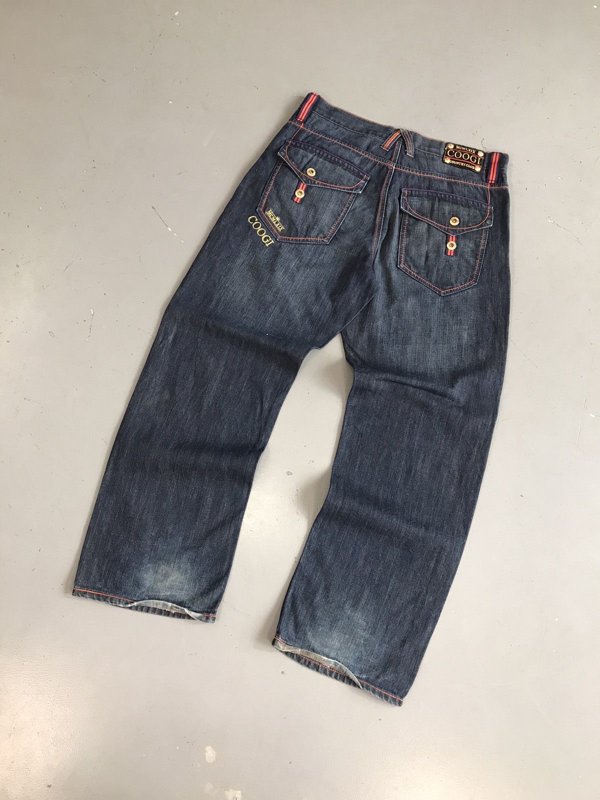 Coogi × Vintage Vintage Coogi SpellOut embroidered denim Size US 37 - 9 Thumbnail