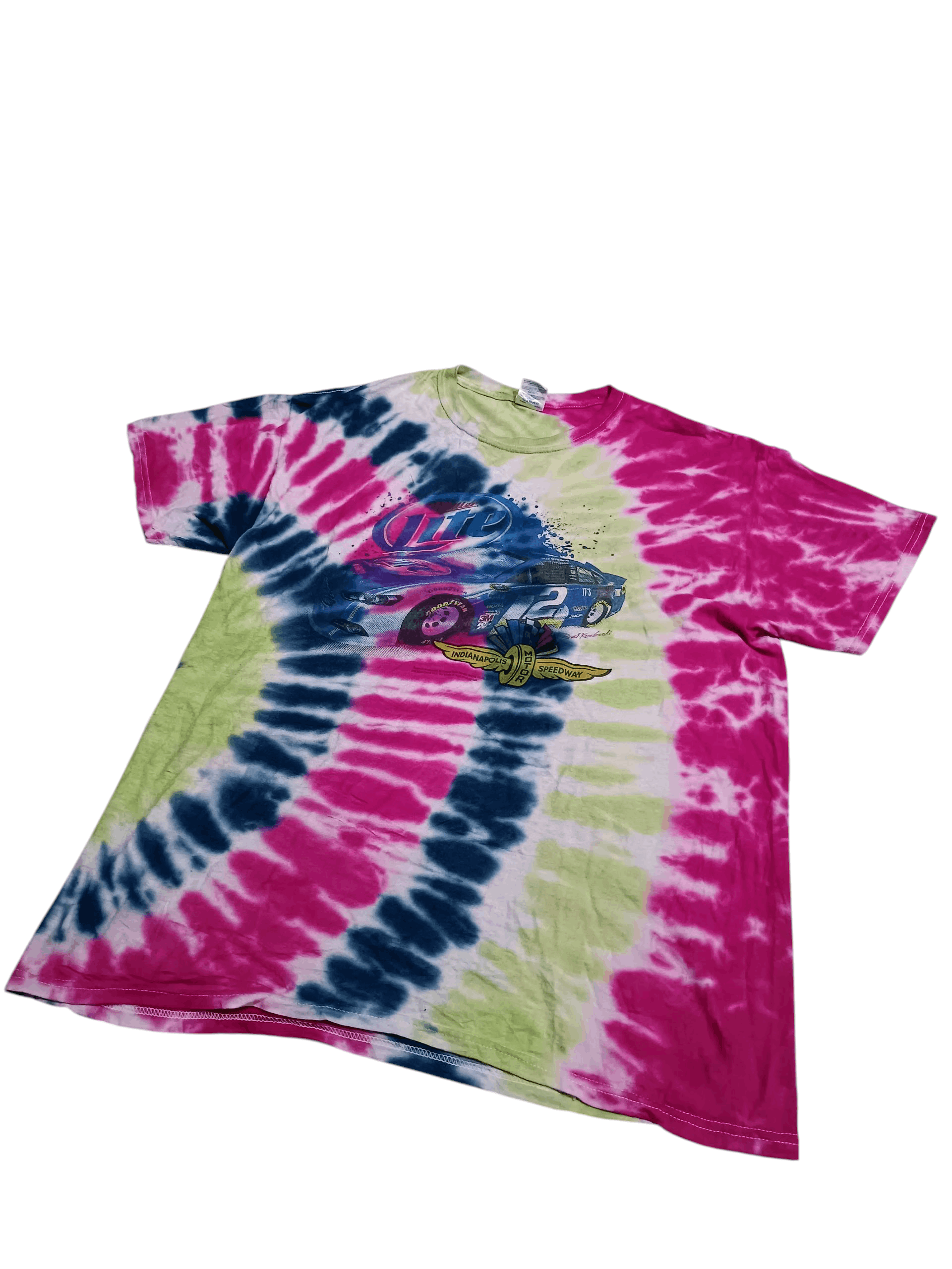 NASCAR × Vintage Nascar Brad Keselowski Miller Lite Tie Dye Size US L / EU 52-54 / 3 - 2 Thumbnail