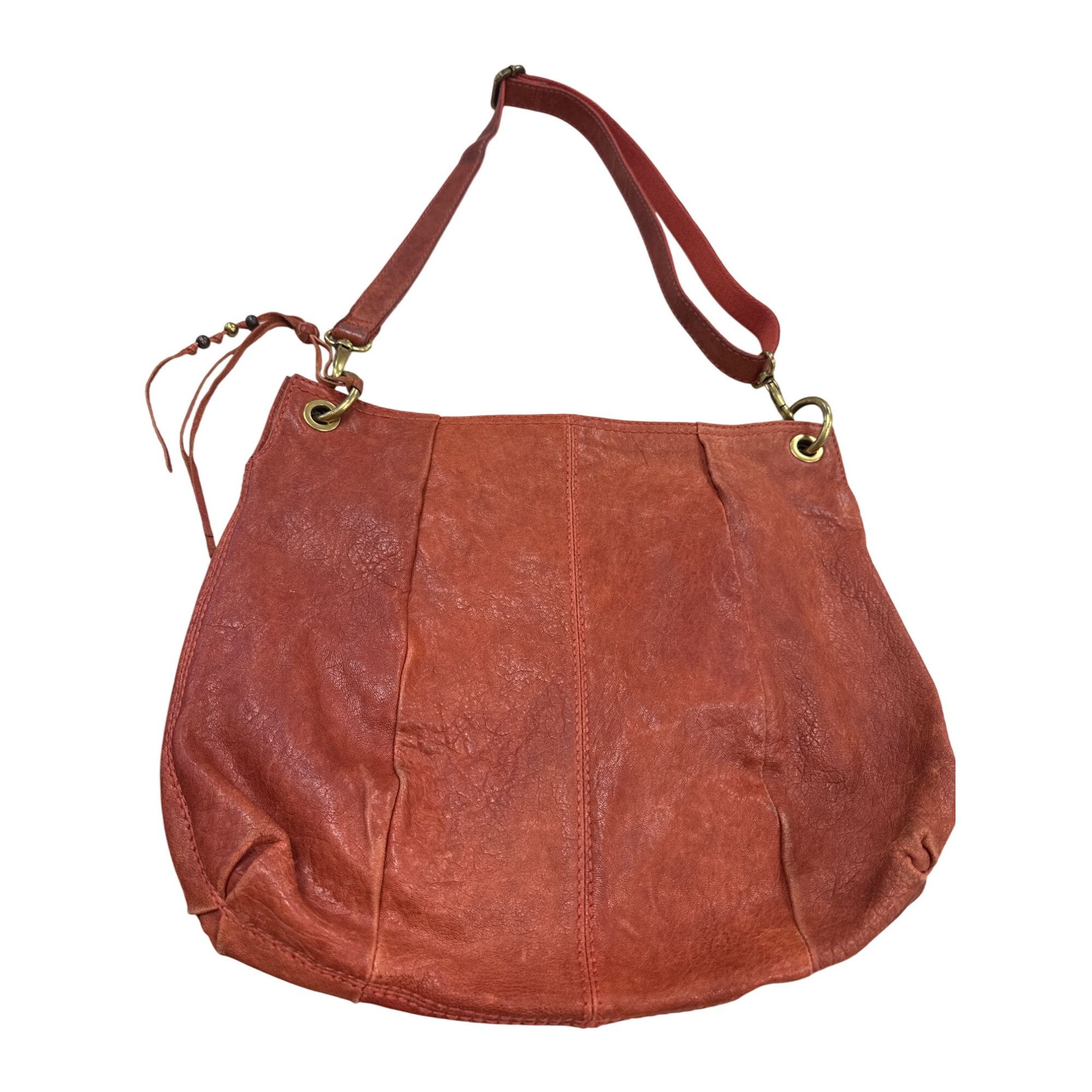 Fossil Vintage Fossil Womens Red Leather Shoulder Bag Purse SKU 723 Size ONE SIZE - 1 Thumbnail