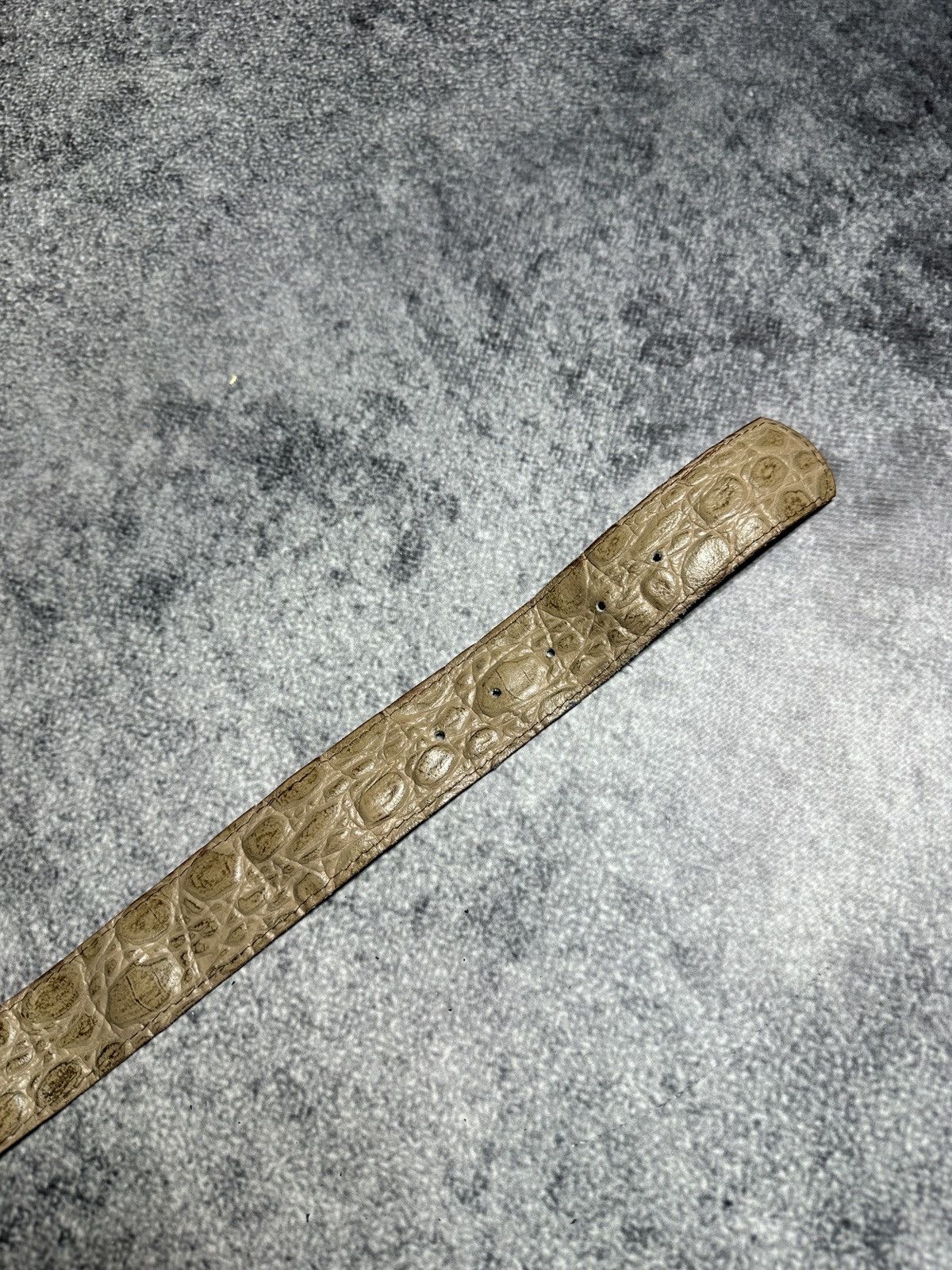Other Y2K Crocodile Belts Streetwear Rare Casual Style USA Size ONE SIZE - 2 Thumbnail