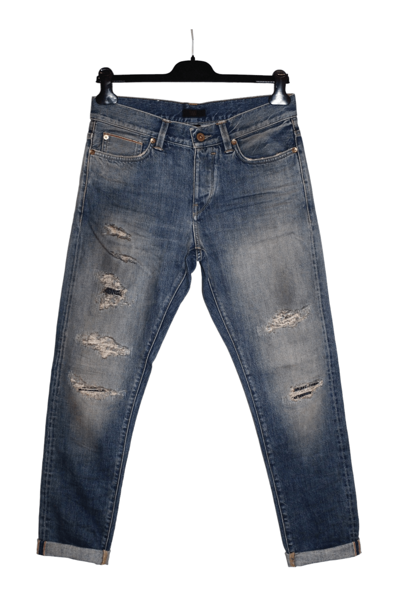 If Six Was Nine 💥 BLUEZONE 2017 Runway Jeans RED SELVAGE. 4x Brands Collab Size US 30 / EU 46 - 1 Thumbnail