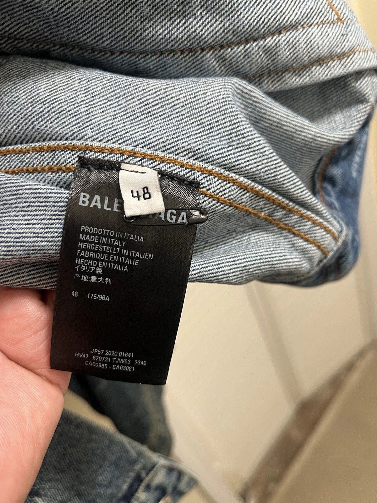 Balenciaga Balenciaga Denim Jacket Size US M / EU 48-50 / 2 - 7 Thumbnail