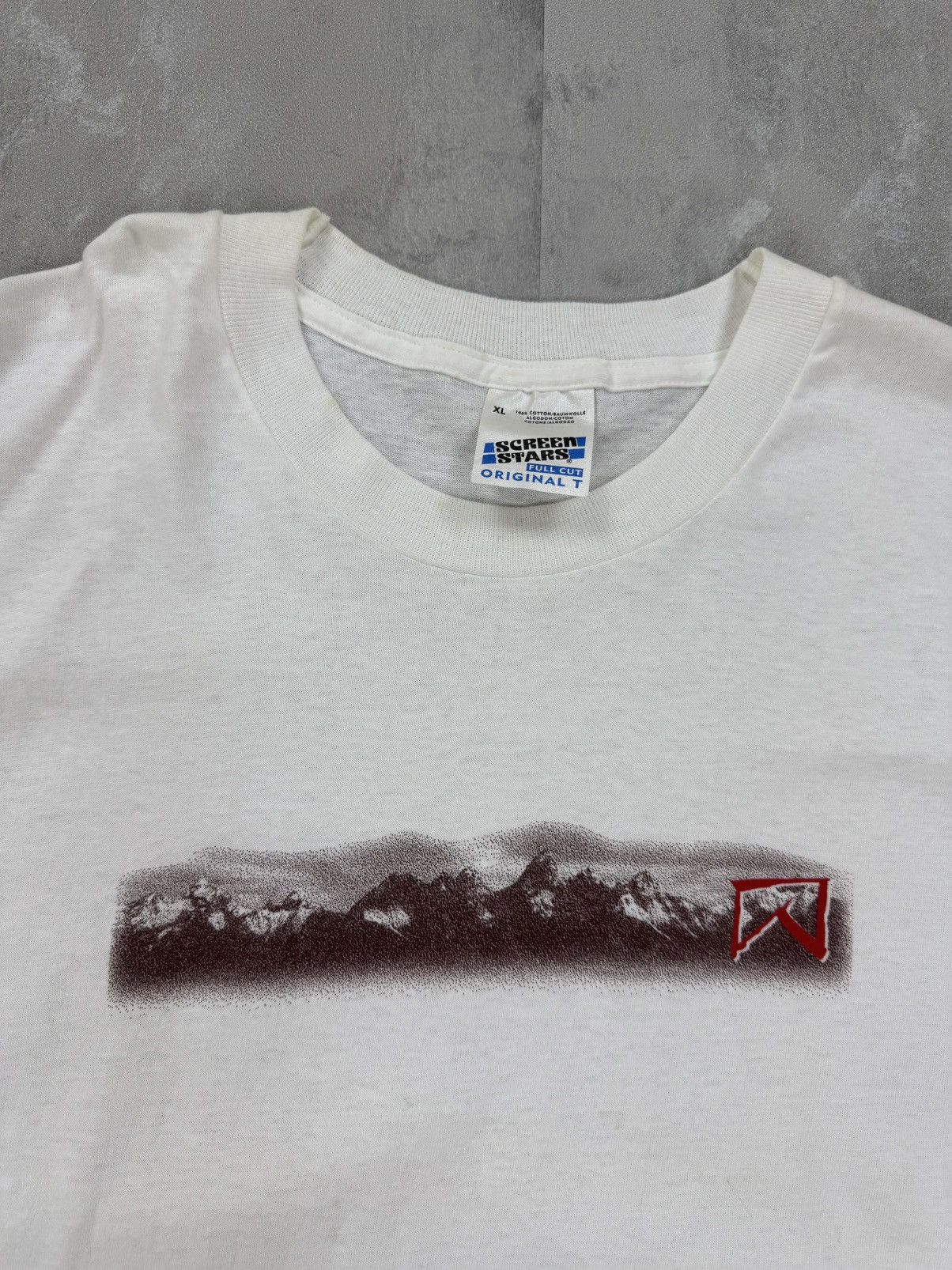 Vintage SCREEN STARS Vintage T-shirt Ne Peut Etre Venou PMH BV Size US XL / EU 56 / 4 - 2 Thumbnail