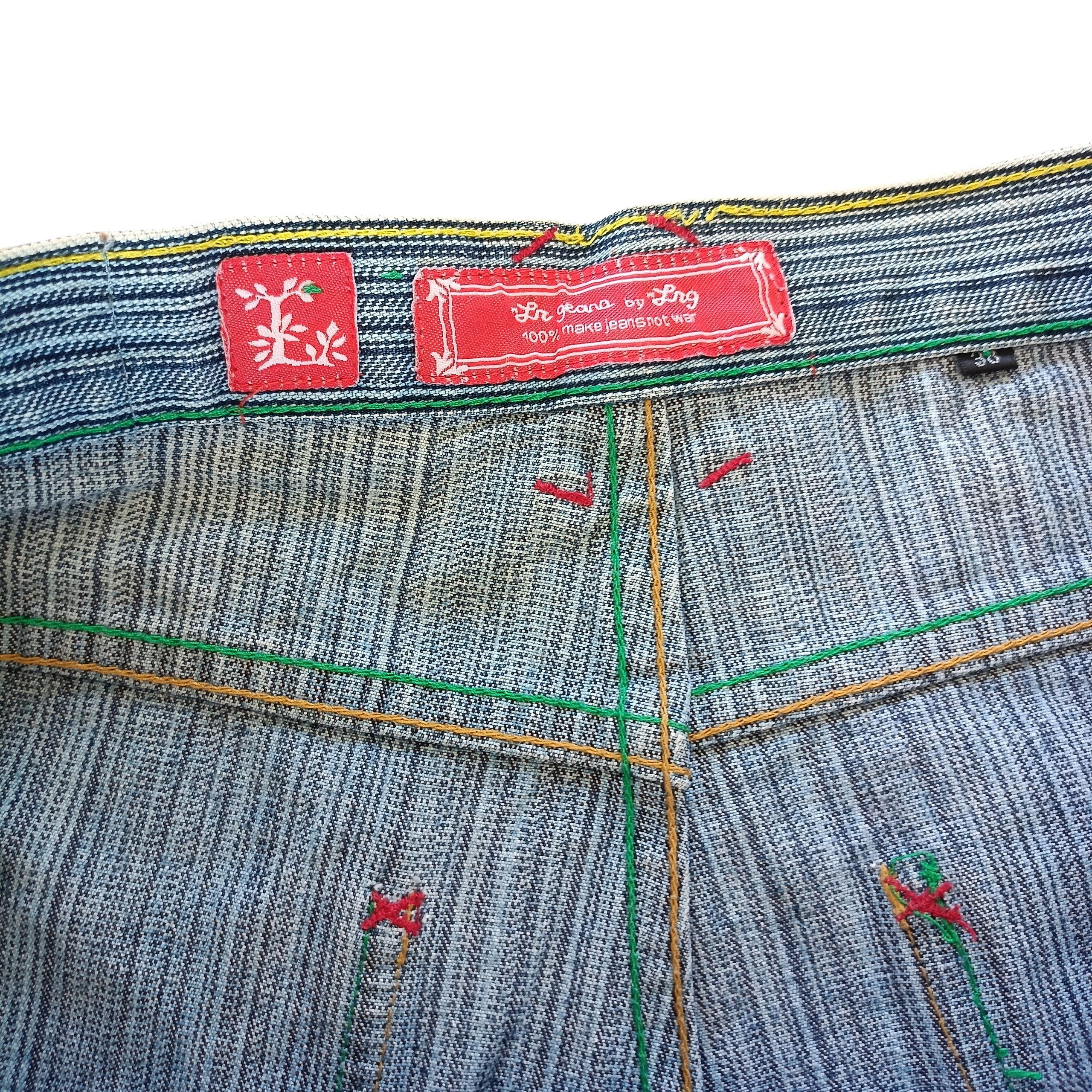 LRG LRG 'RASTA LION' HICKORY BAGGY JEANS Size US 37 - 11 Thumbnail