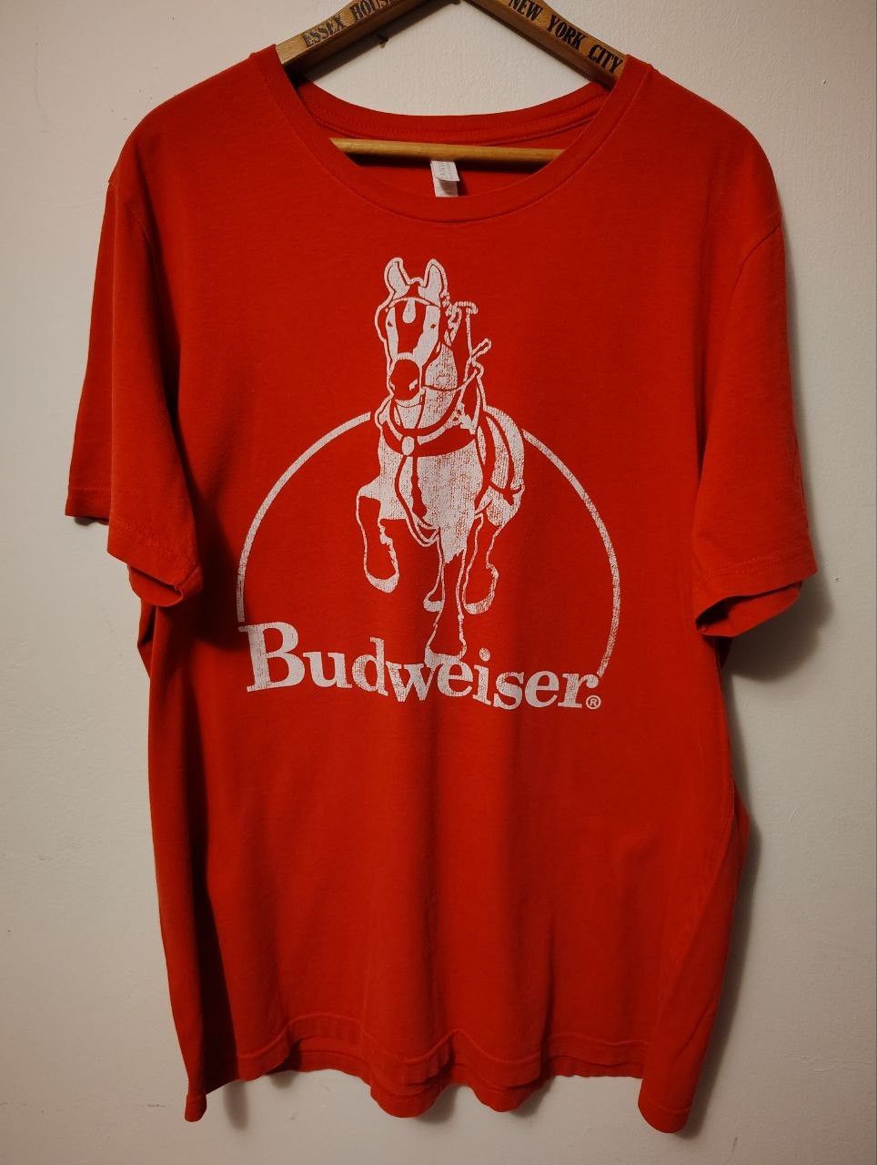 Budweiser Vintage Budweiser RED Logo T-Shirt (Large) Size US L / EU 52-54 / 3 - 1 Preview