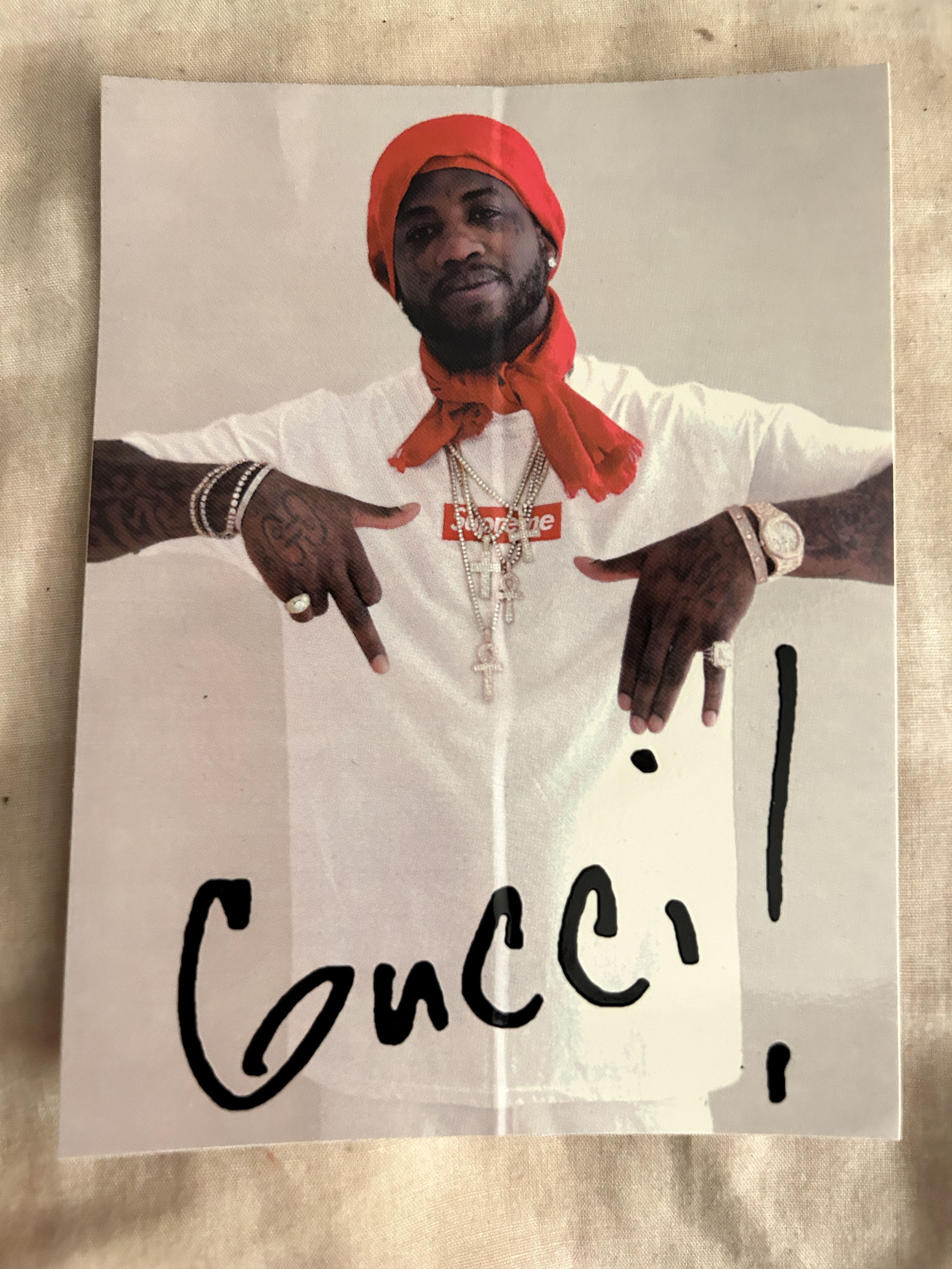 Supreme Supreme Gucci Mane Sticker Size ONE SIZE - 1 Thumbnail