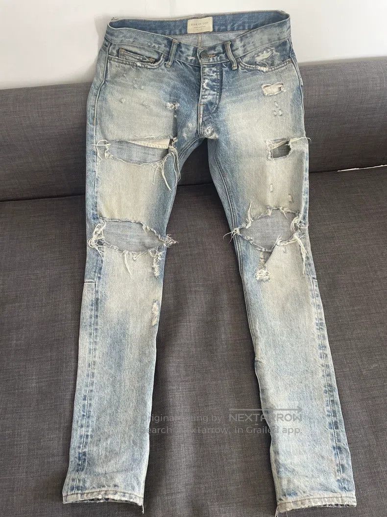 Fear of God Fear of God OG Blue Cow Pants Size US 28 / EU 44 - 1 Thumbnail