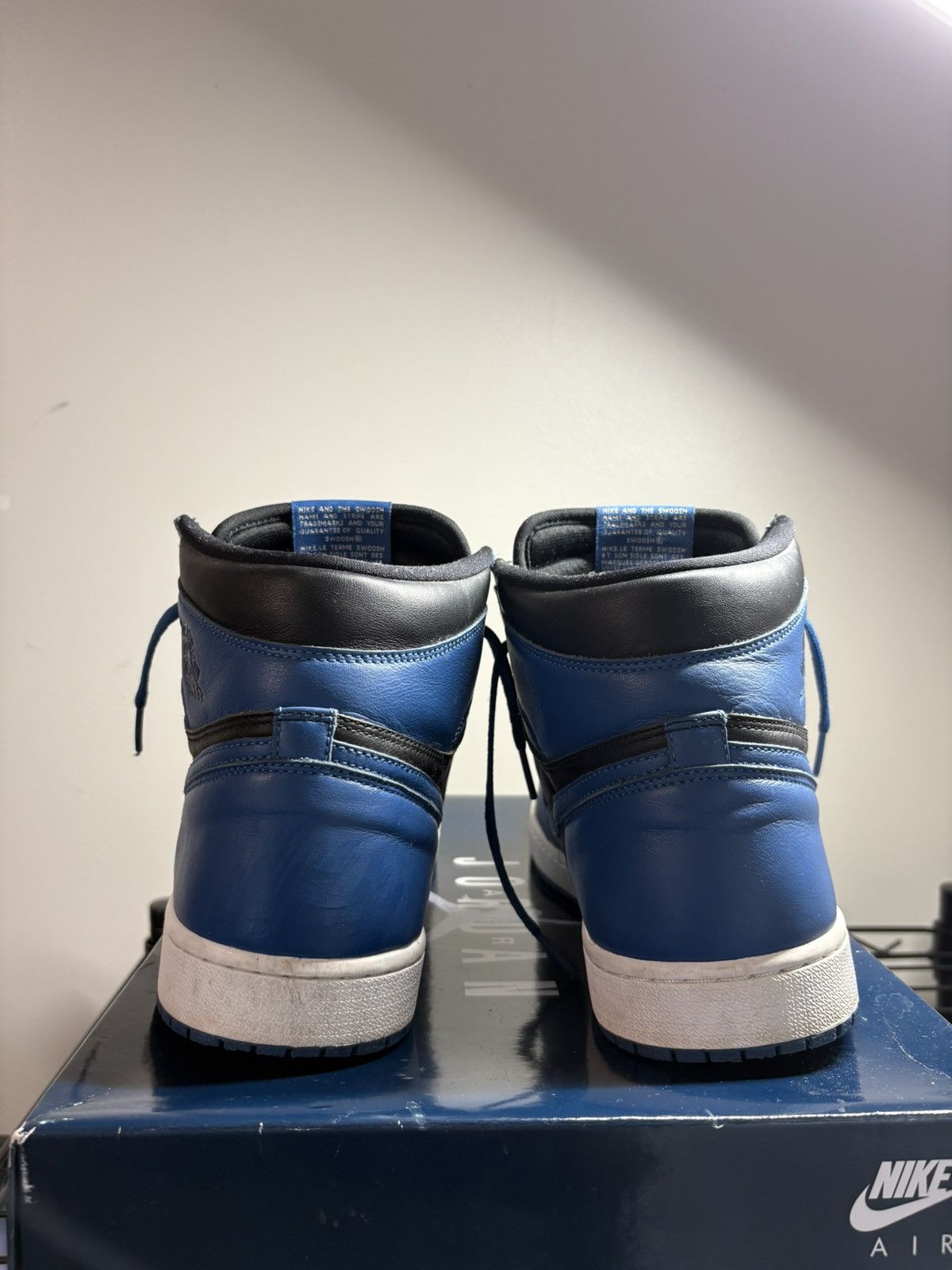 Jordan Brand Jordan 1 High Marina Blue Size US 13 / EU 46 - 4 Thumbnail