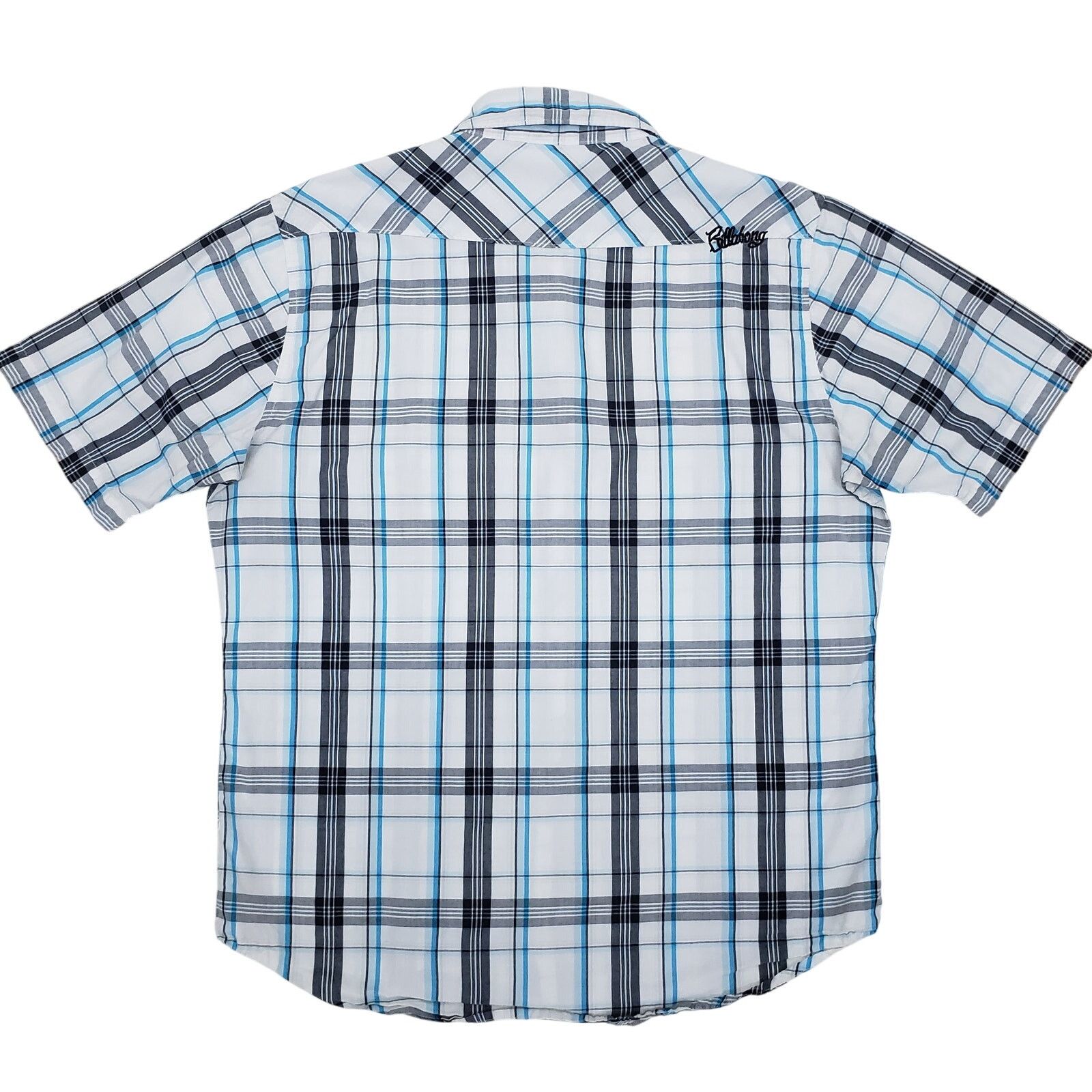 Billabong Billabong Shirt Embroidered Logo Short Sleeve Plaid Check Size US M / EU 48-50 / 2 - 3 Thumbnail