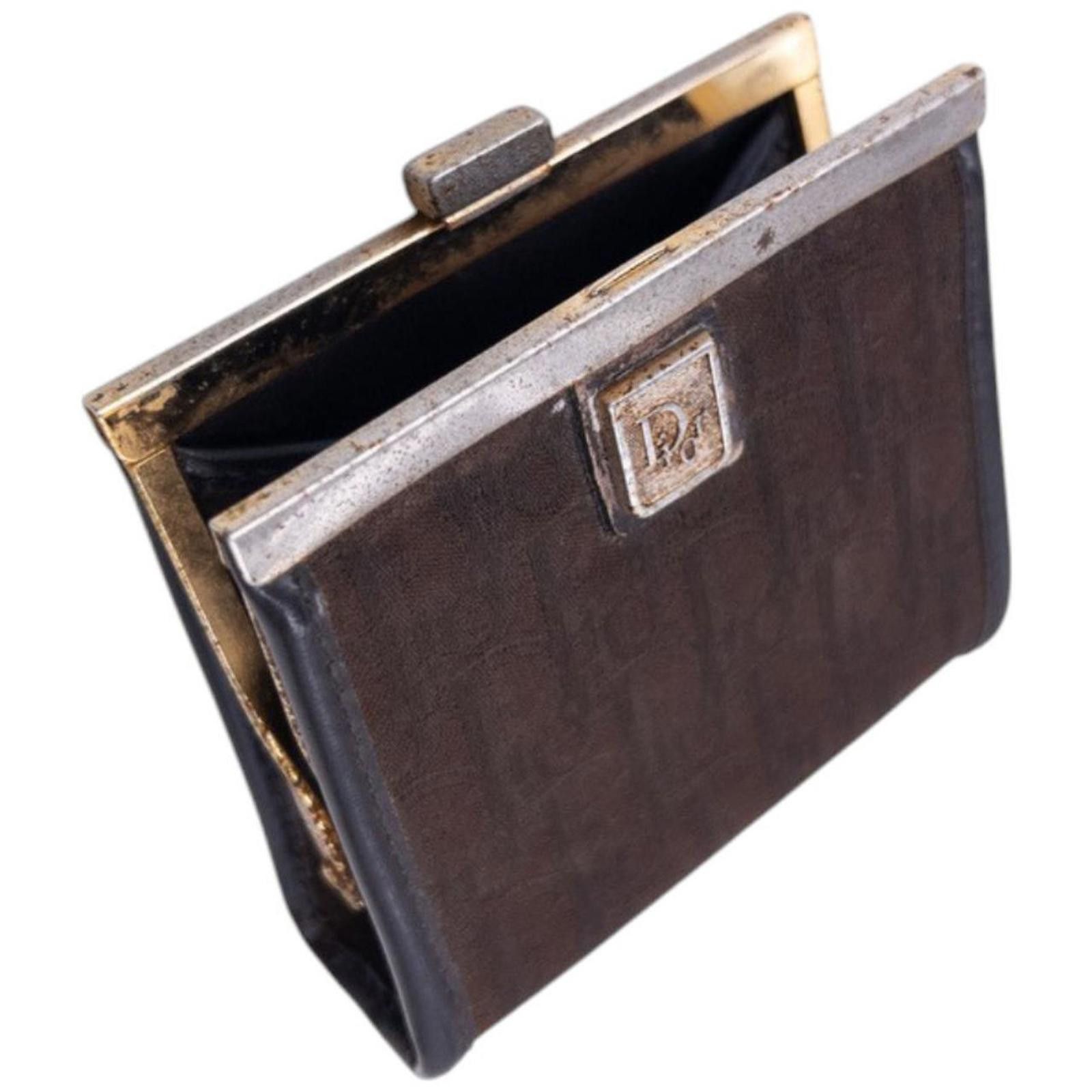 Dior Vintage Dior Monogram Coin Purse Size ONE SIZE - 5 Thumbnail