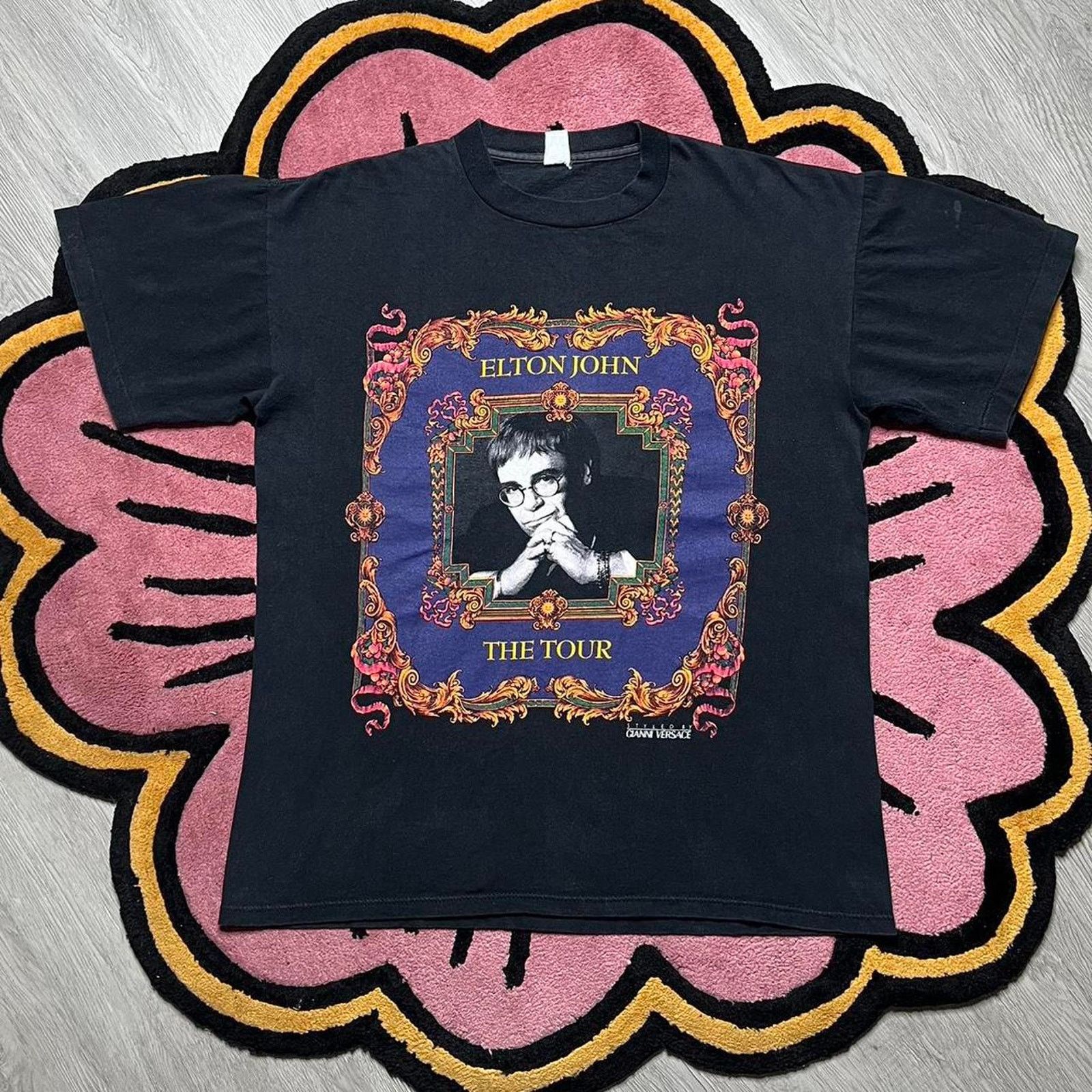 Vintage 90’s Elton John Versace World Tour Graphic T-shirt