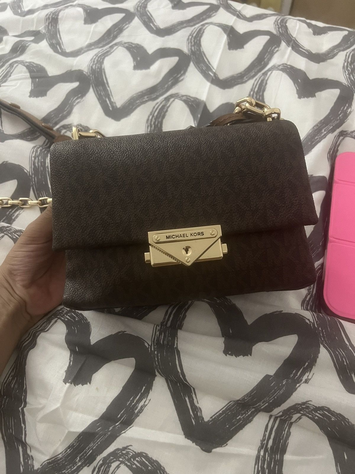 Michael Kors Micheal Kors Brown cross Size ONE SIZE - 1 Thumbnail