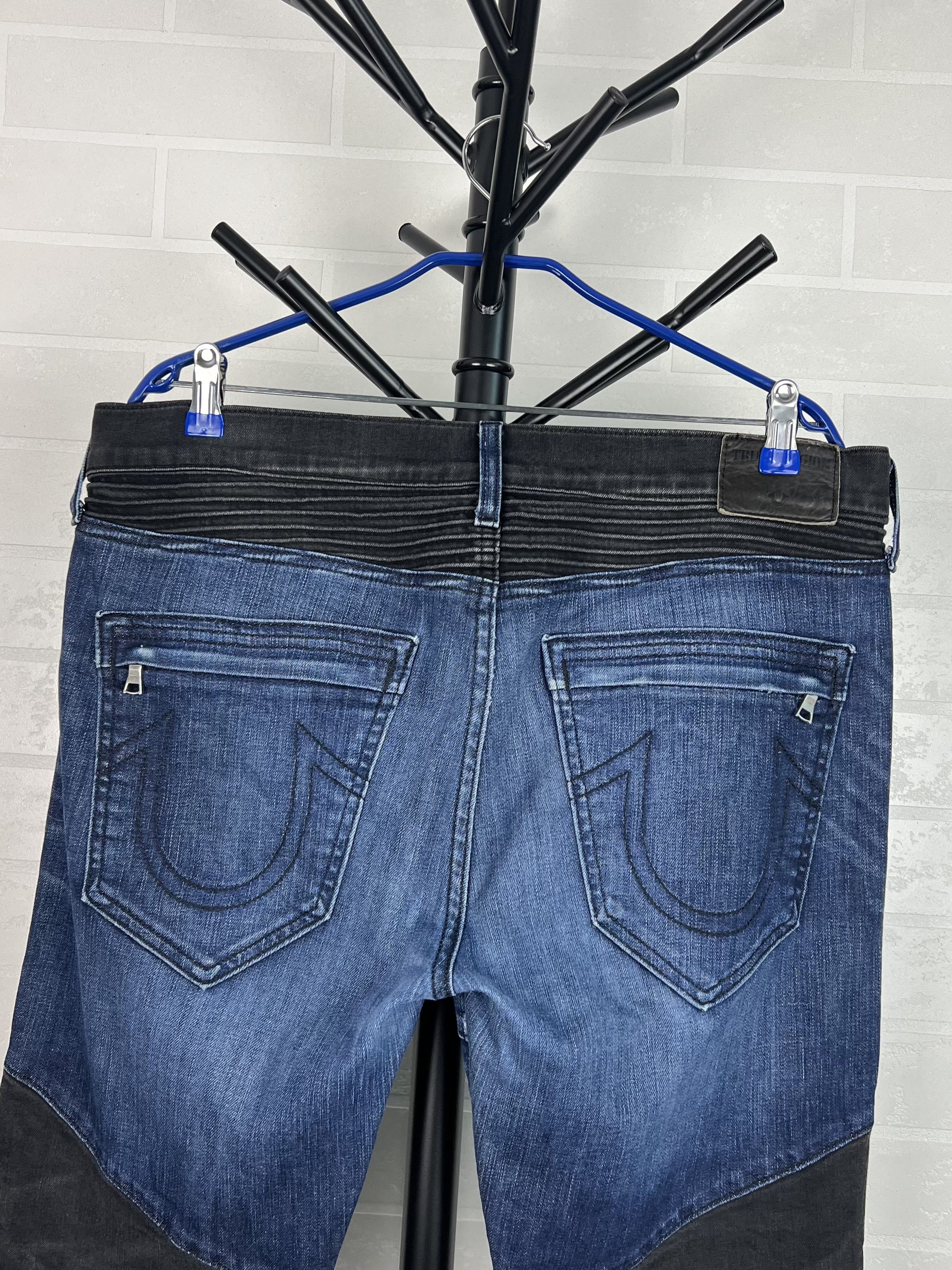 True Religion TRUE RELIGION Denim Pants Pocco Moto Relaxed Skinny 2 Men's Size US 34 / EU 50 - 2 Thumbnail